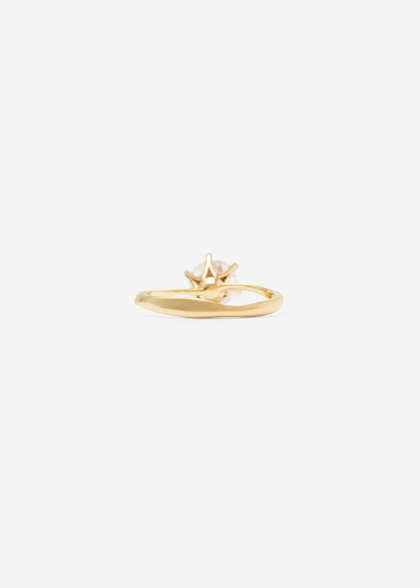 Molded Brilliant Cut Solitaire Ring Maxi 0.7 - 0.9 Ct - Customised - 3