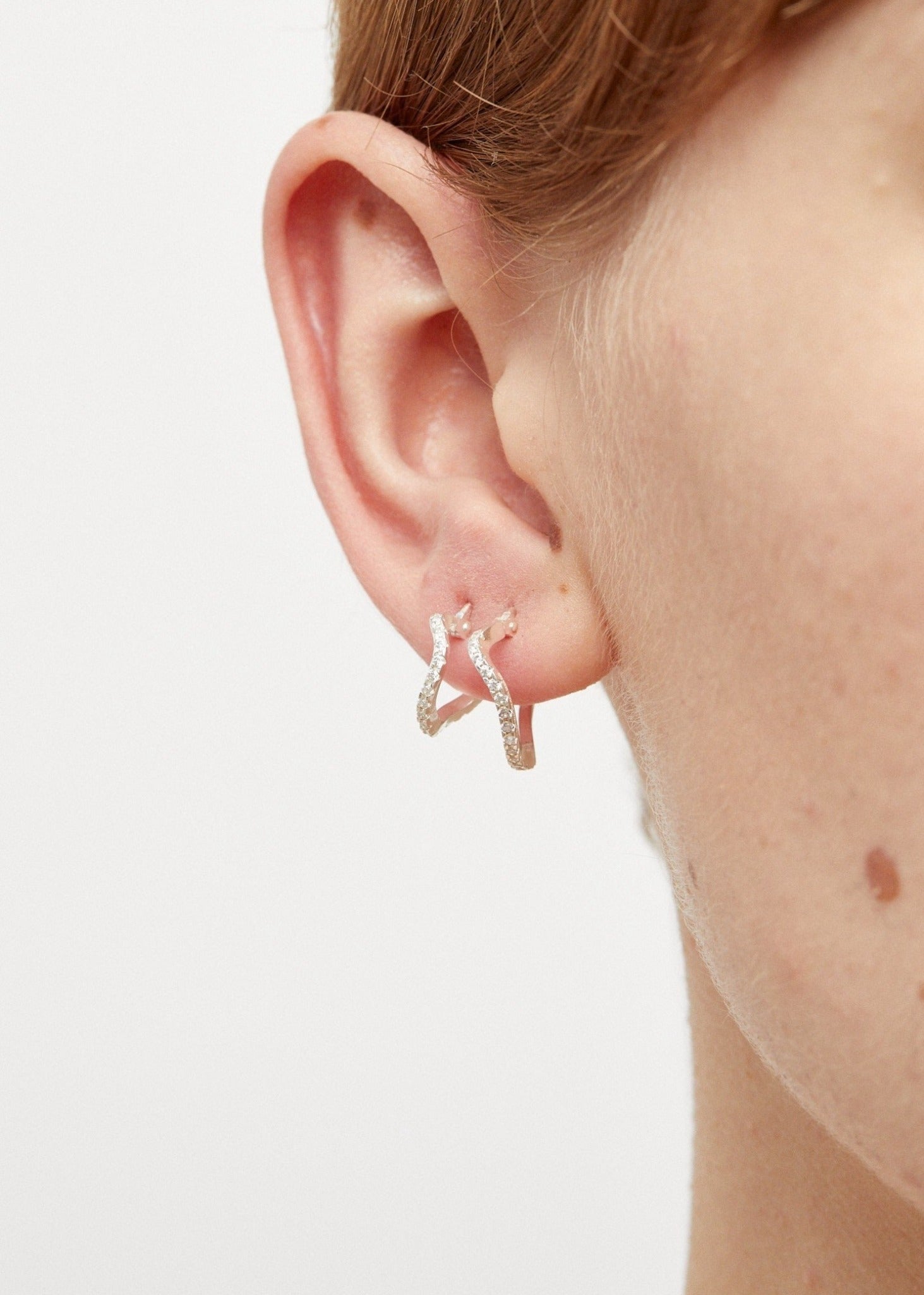 Distorted Hoop Earring Mini - Cornelia Webb - 3