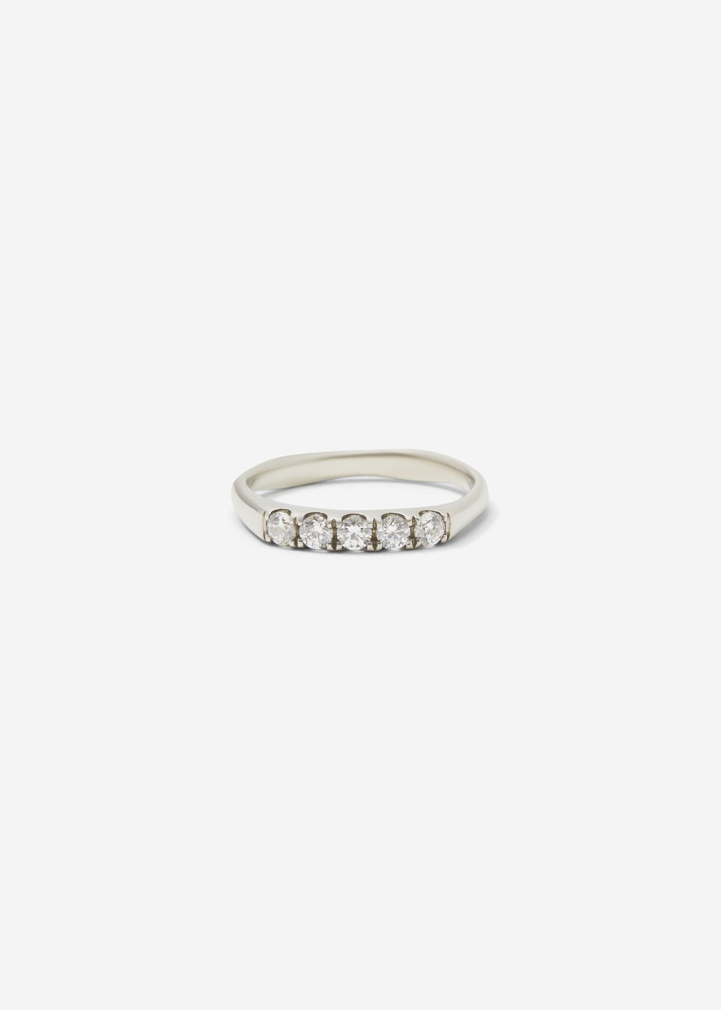 Scallop Set 1/4 Eternity Band 0.06 ct - Rings - Customised - 1