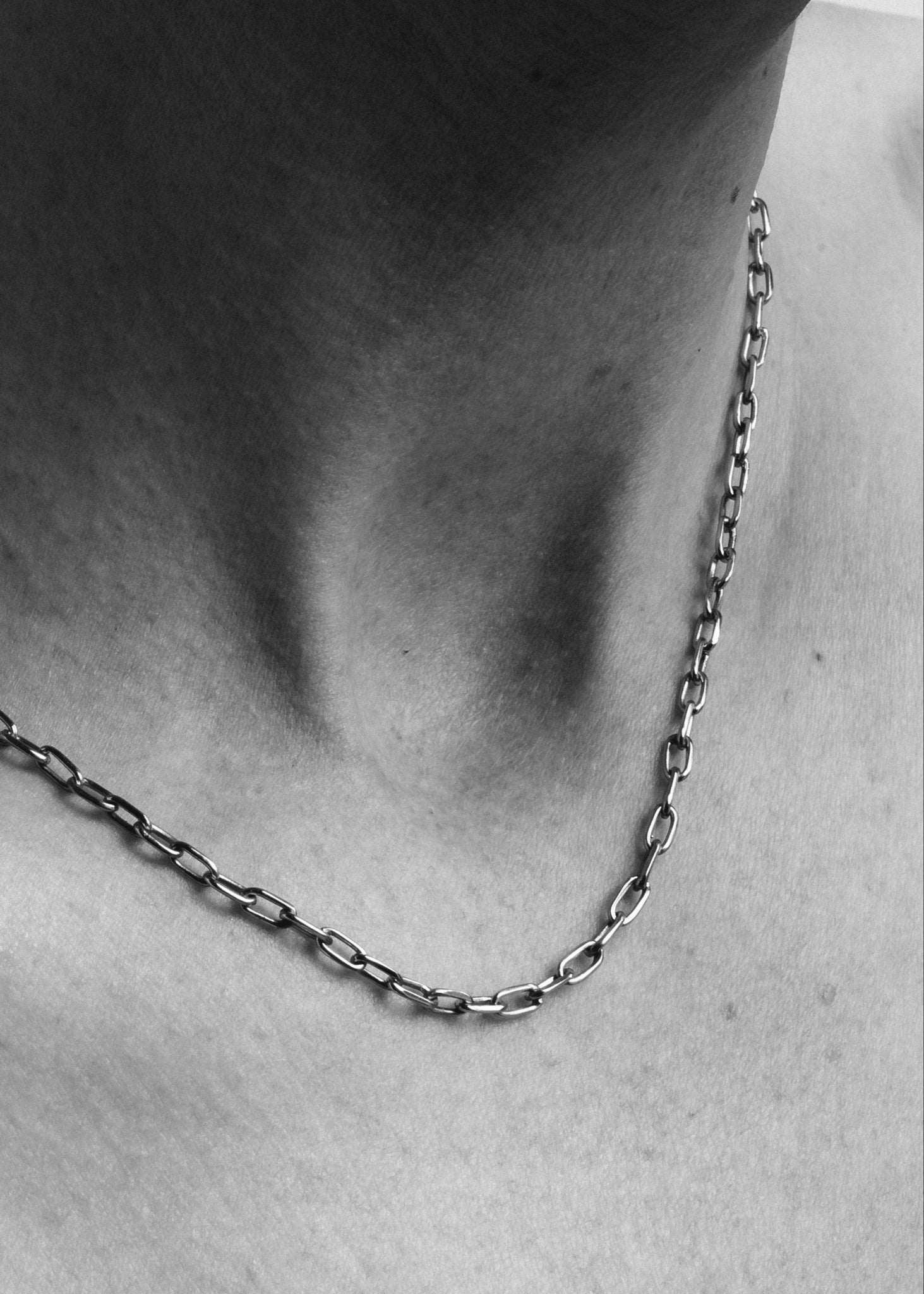 Anchor Chain Necklace Mini - Silver - SALE - 5