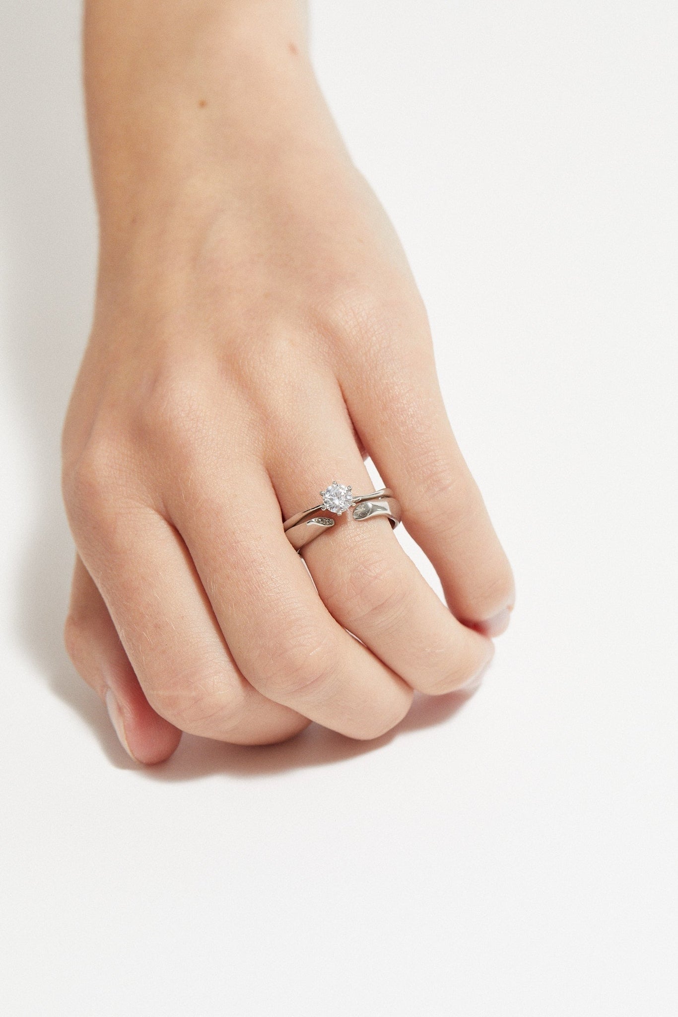 Open Sculptural Band - Stoned - Rings - Customised - 6