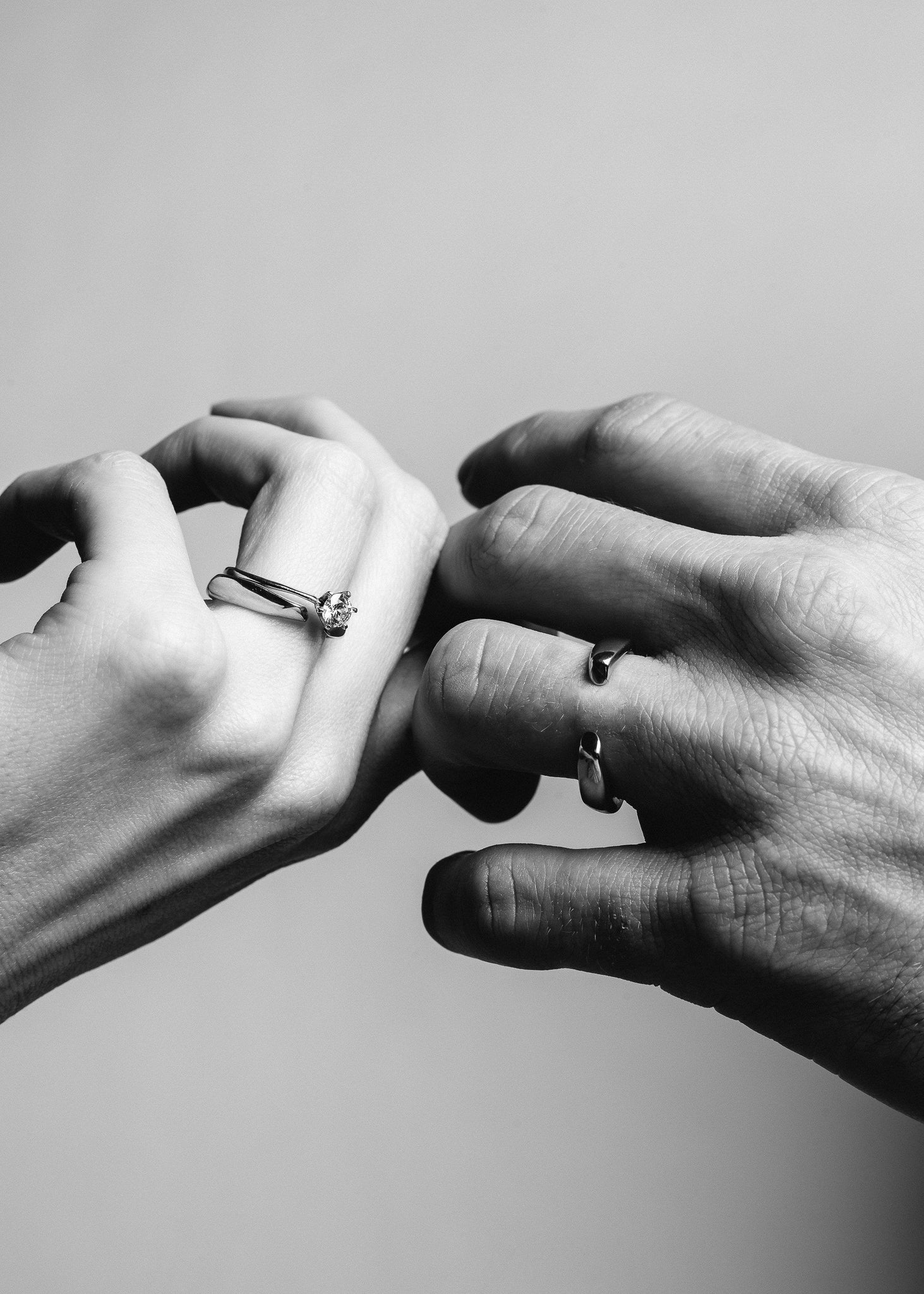 Molded Open Band - White Gold Cornelia Webb Ring