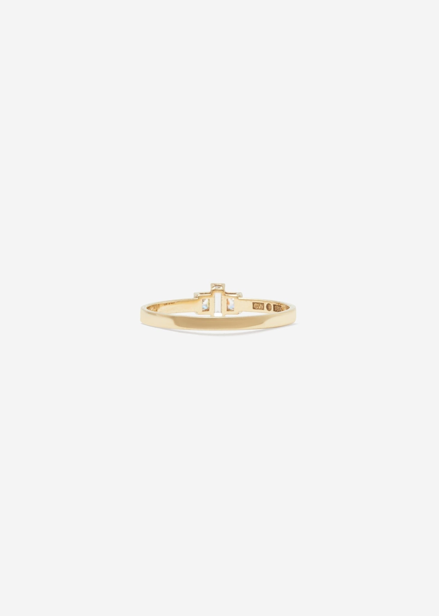 Boxed Baguette Ring - Customised - 6