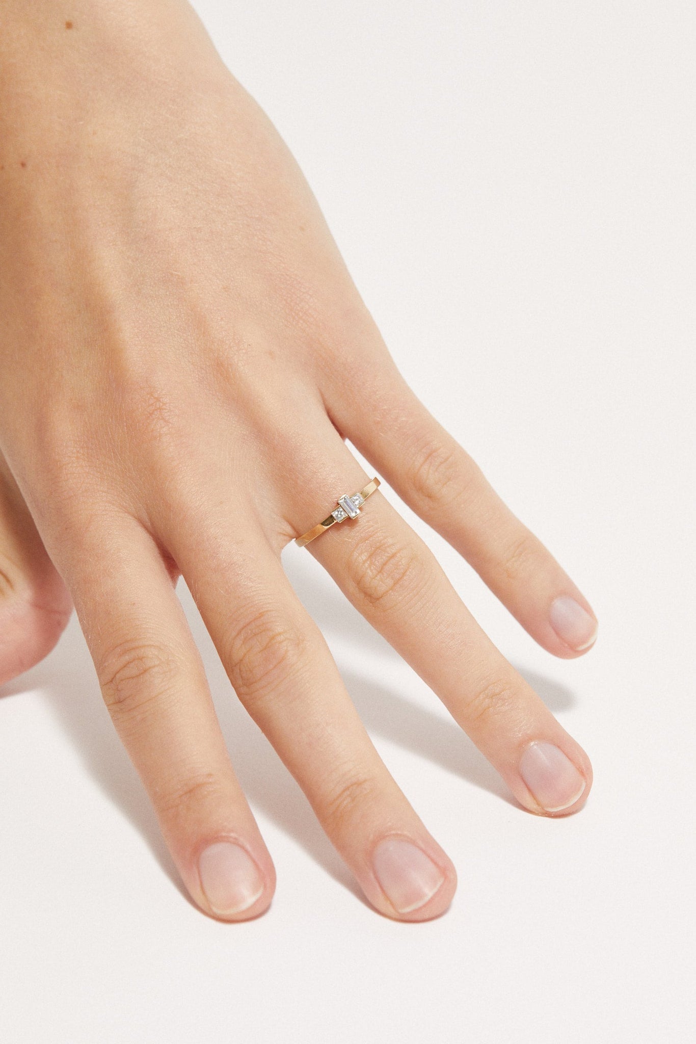 Boxed Baguette Ring - Customised - 4