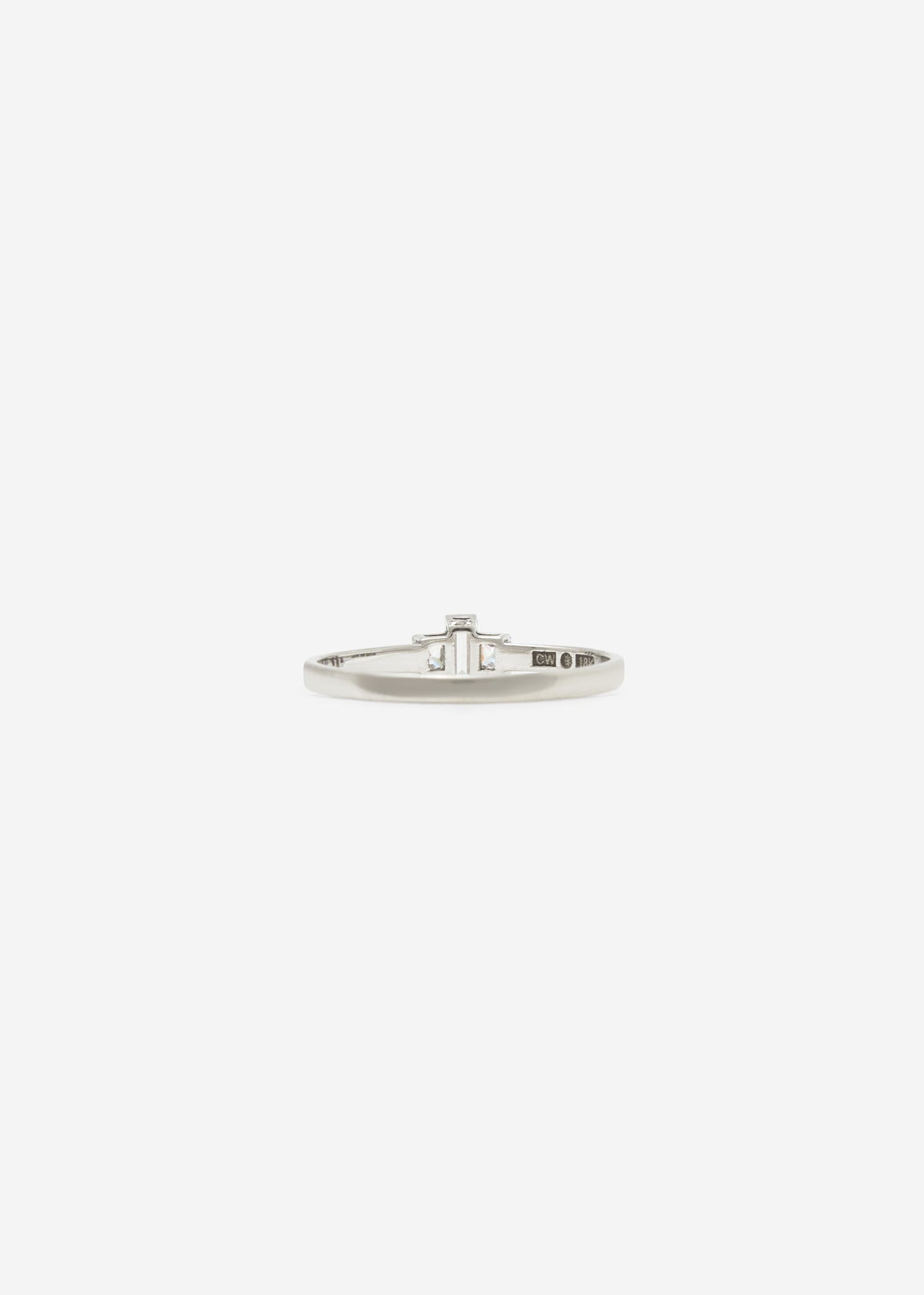 Boxed Baguette Ring - Customised - 5