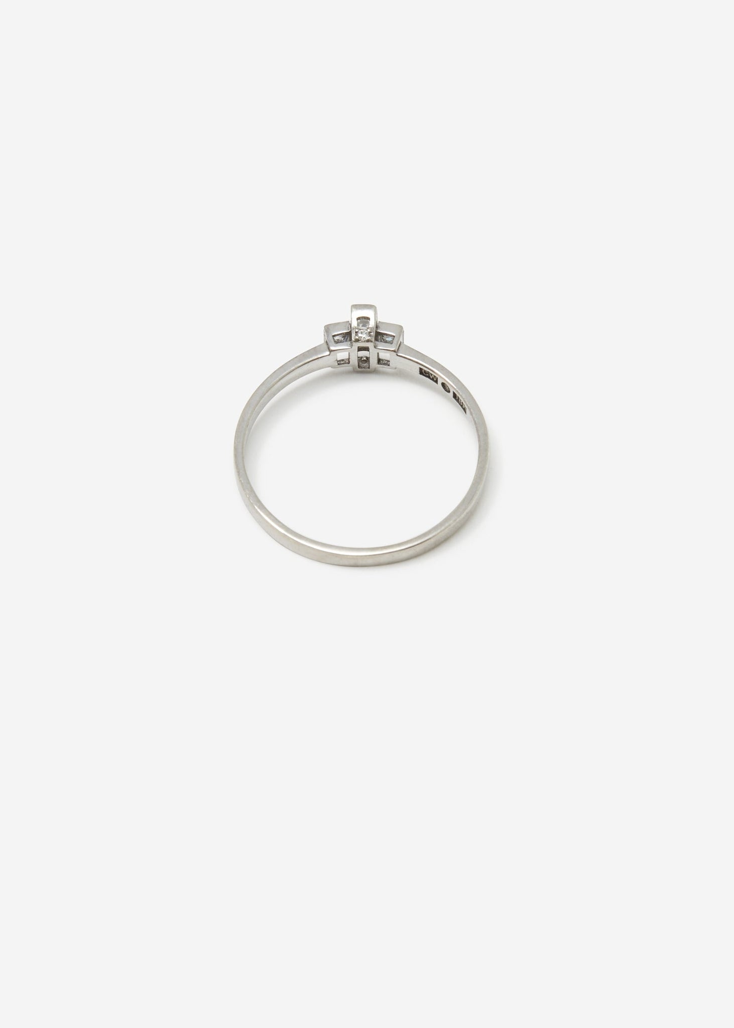 Boxed Baguette Ring - Customised - 6