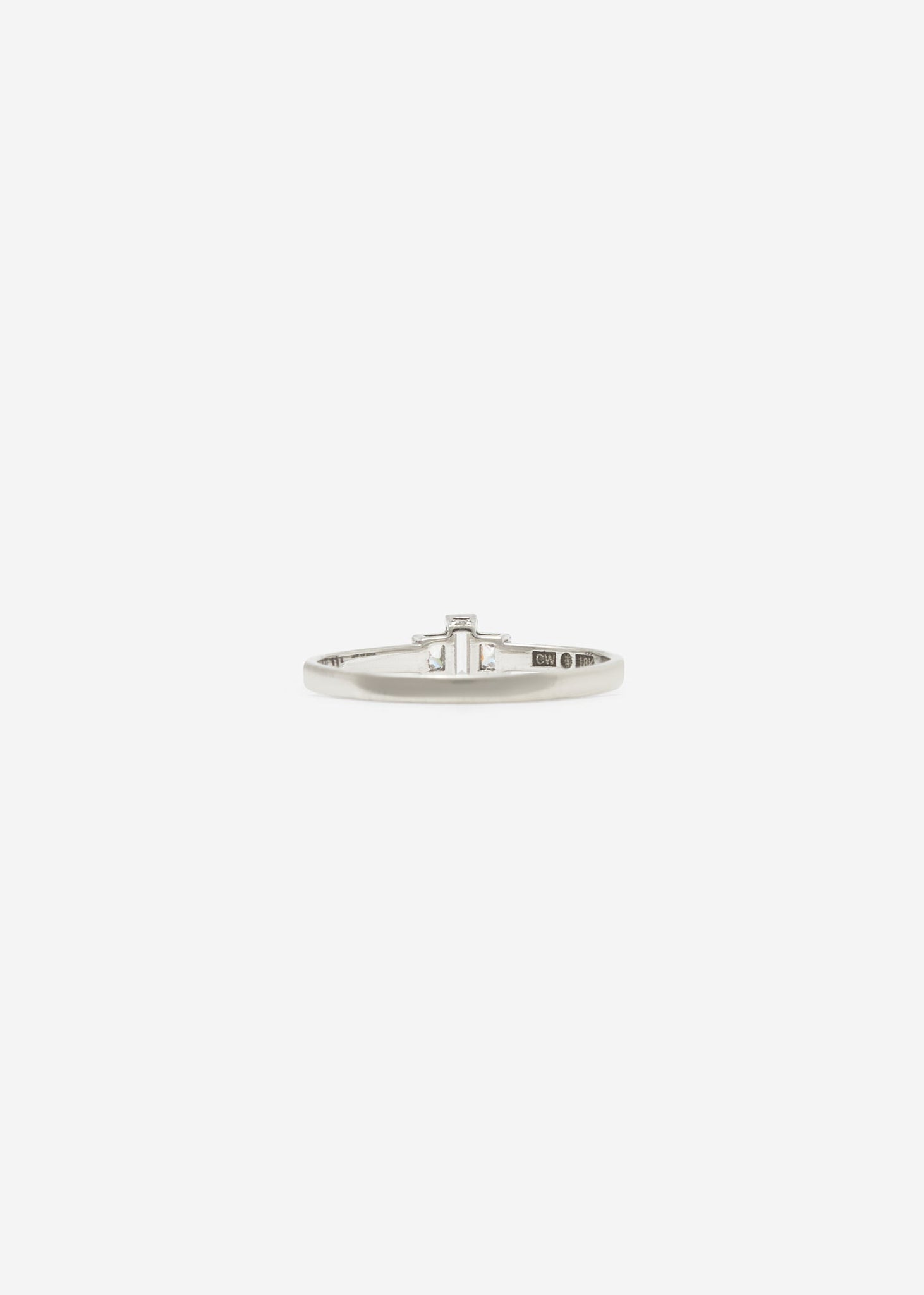 Boxed Baguette Ring - Customised - 5