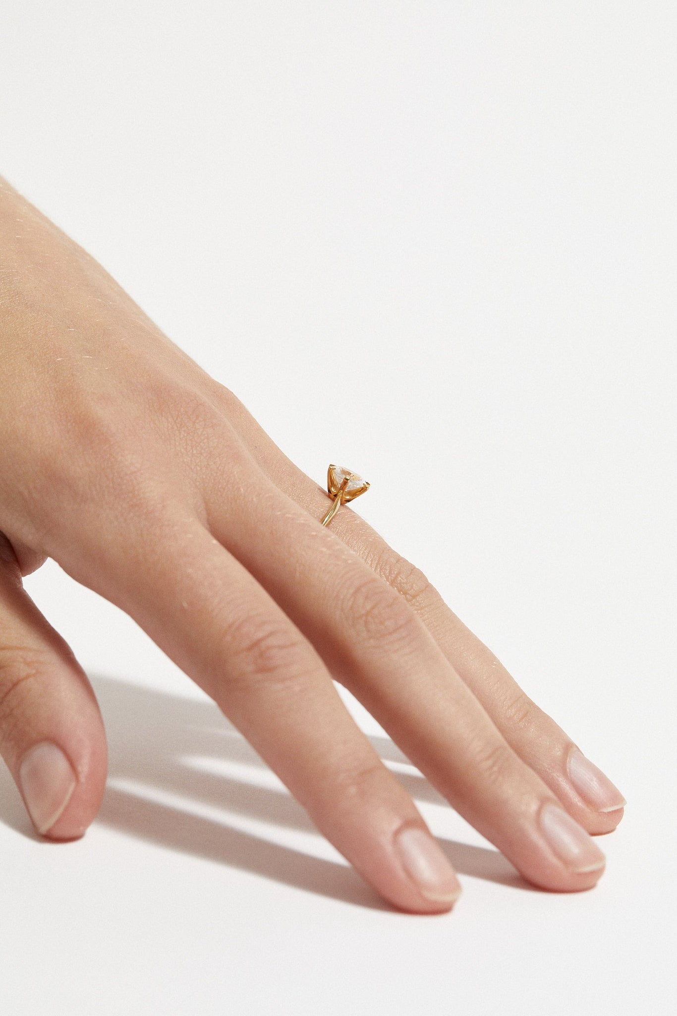 Brilliant Cut Solitaire Ring Maxi 0.7 - 0.9 Ct - Customised - 7