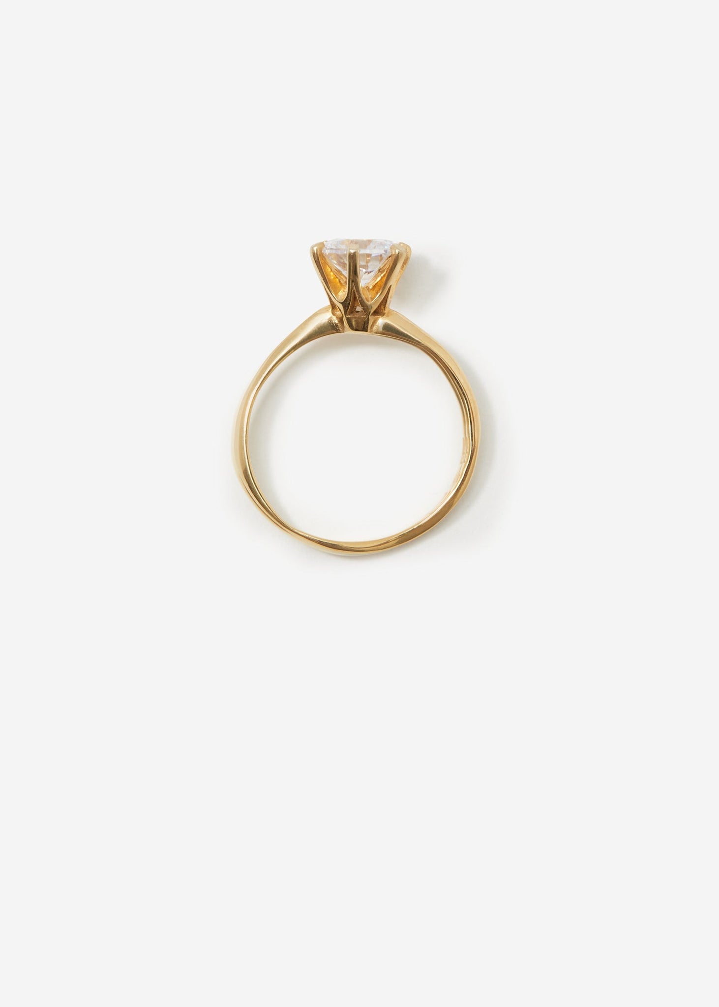 Molded Brilliant Cut Solitaire Ring Maxi 0.7 - 0.9 Ct - Customised - 5