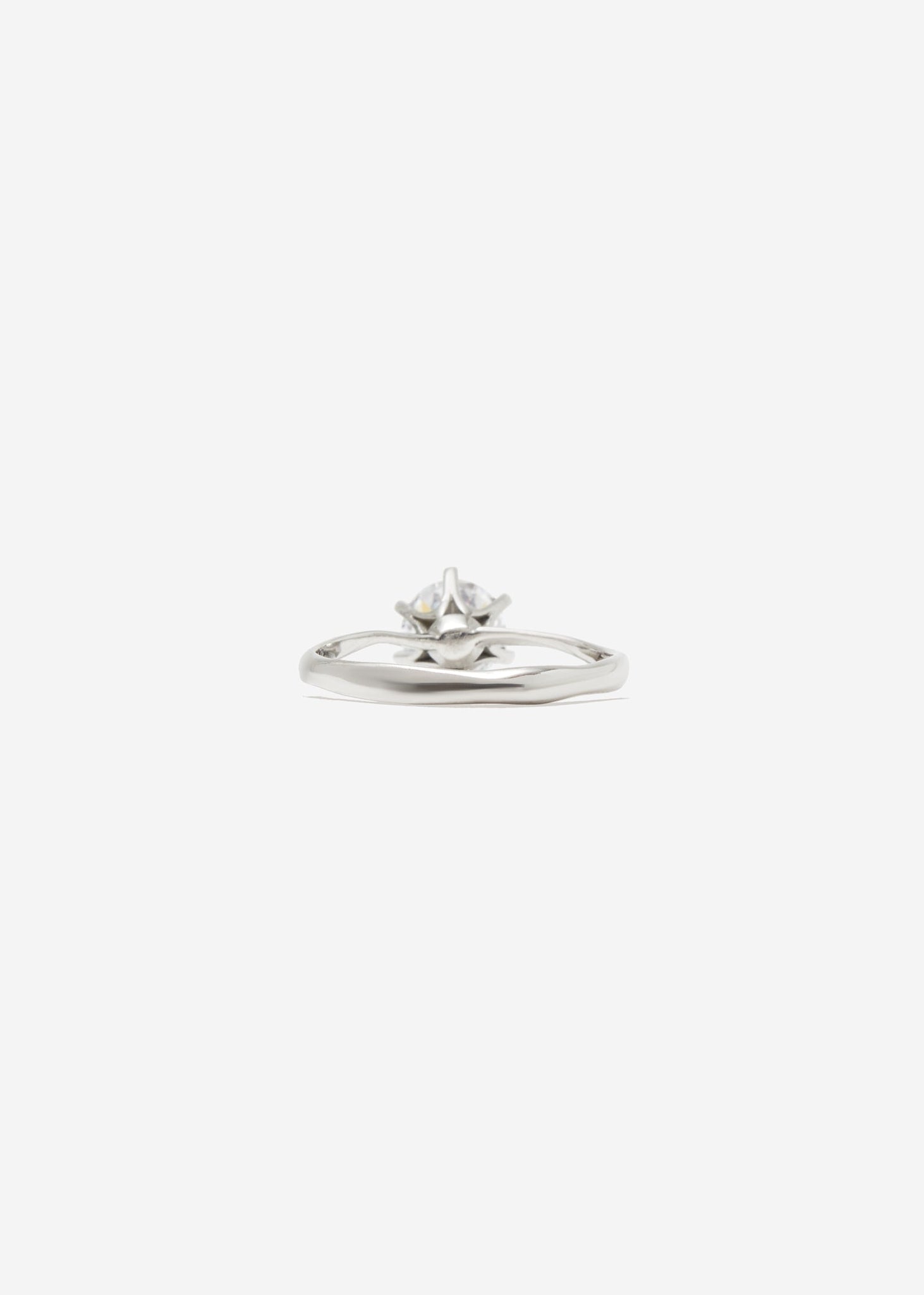 Molded Brilliant Cut Solitaire Ring Maxi 0.7 - 0.9 Ct - Customised - 3