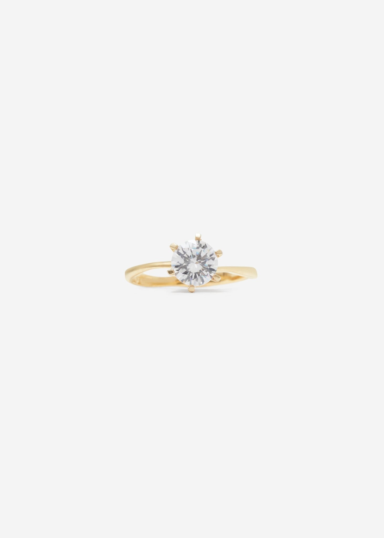 Molded Brilliant Cut Solitaire Ring Maxi 0.7 - 0.9 Ct - Customised - 1