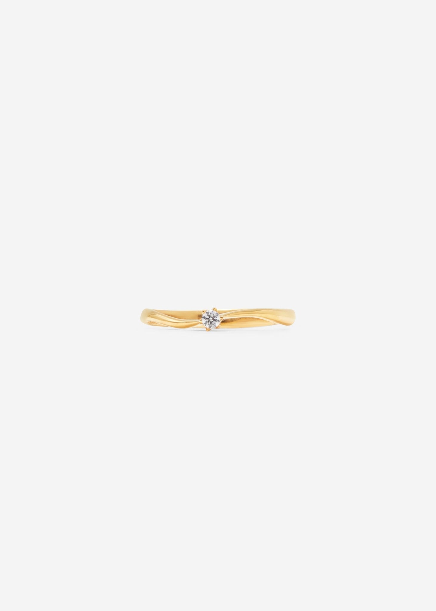 Molded Brilliant Cut Solitaire Ring Mini 0.05 - 0.1 Ct - Rings - Customised - 1