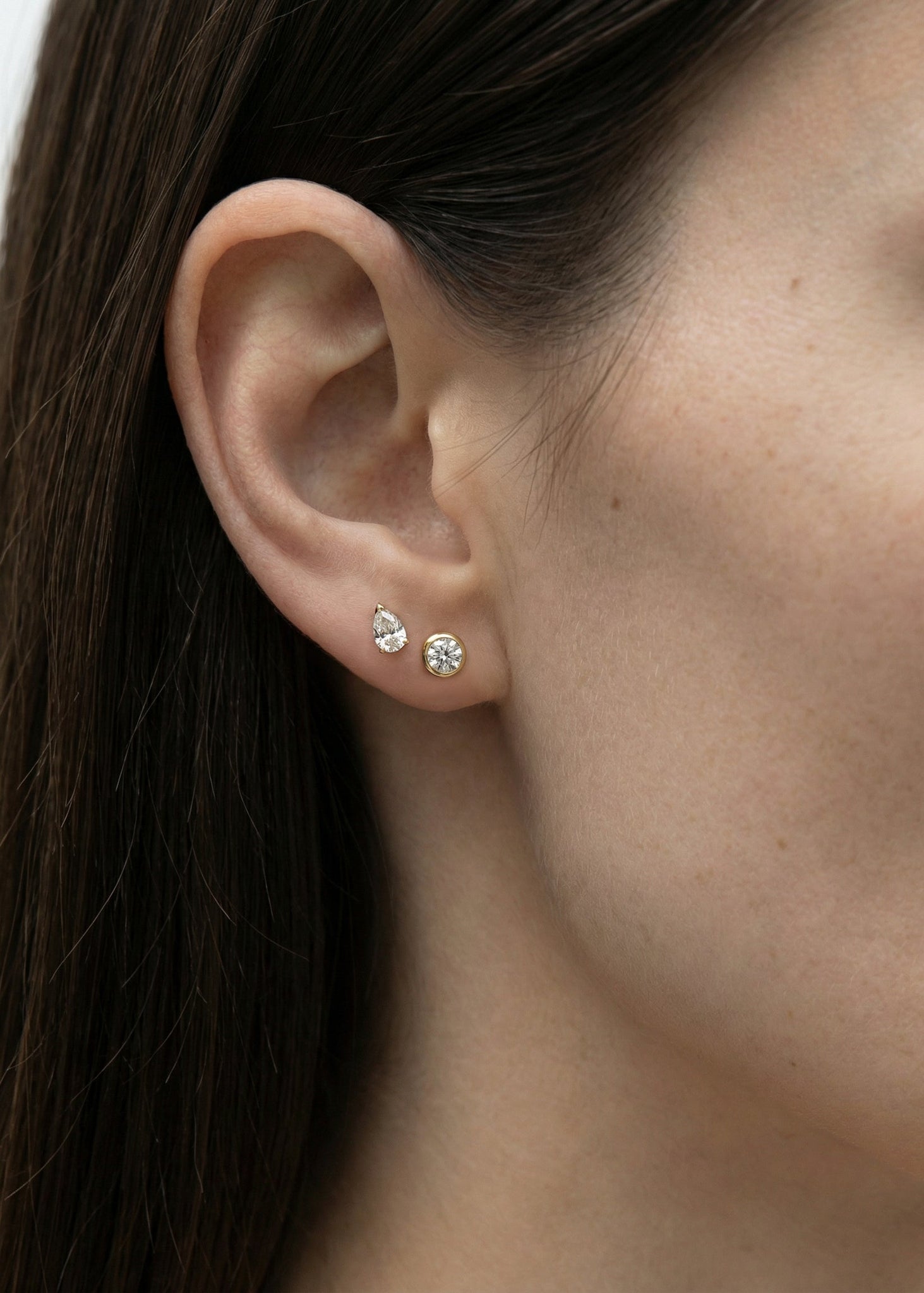 Drop Solitaire Diamond Earring