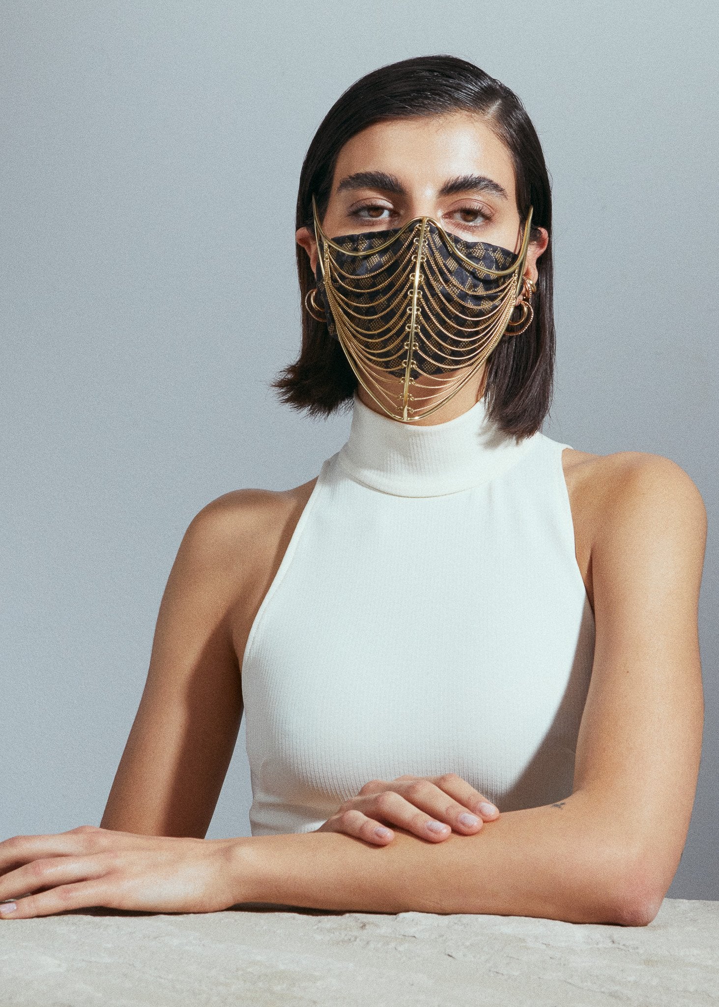 Chained Face Mask Cornelia Webb
