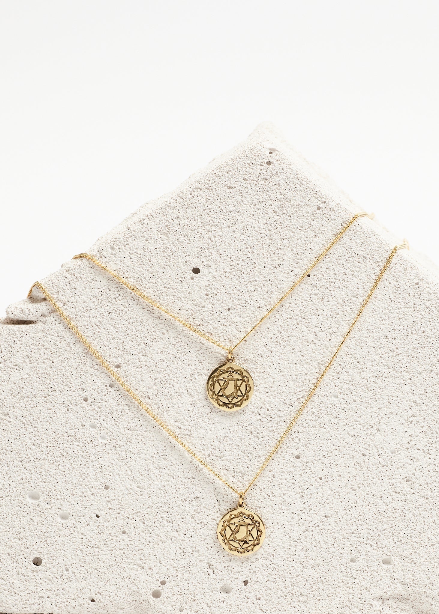 Chakra Necklace - Gold - Sample - 1