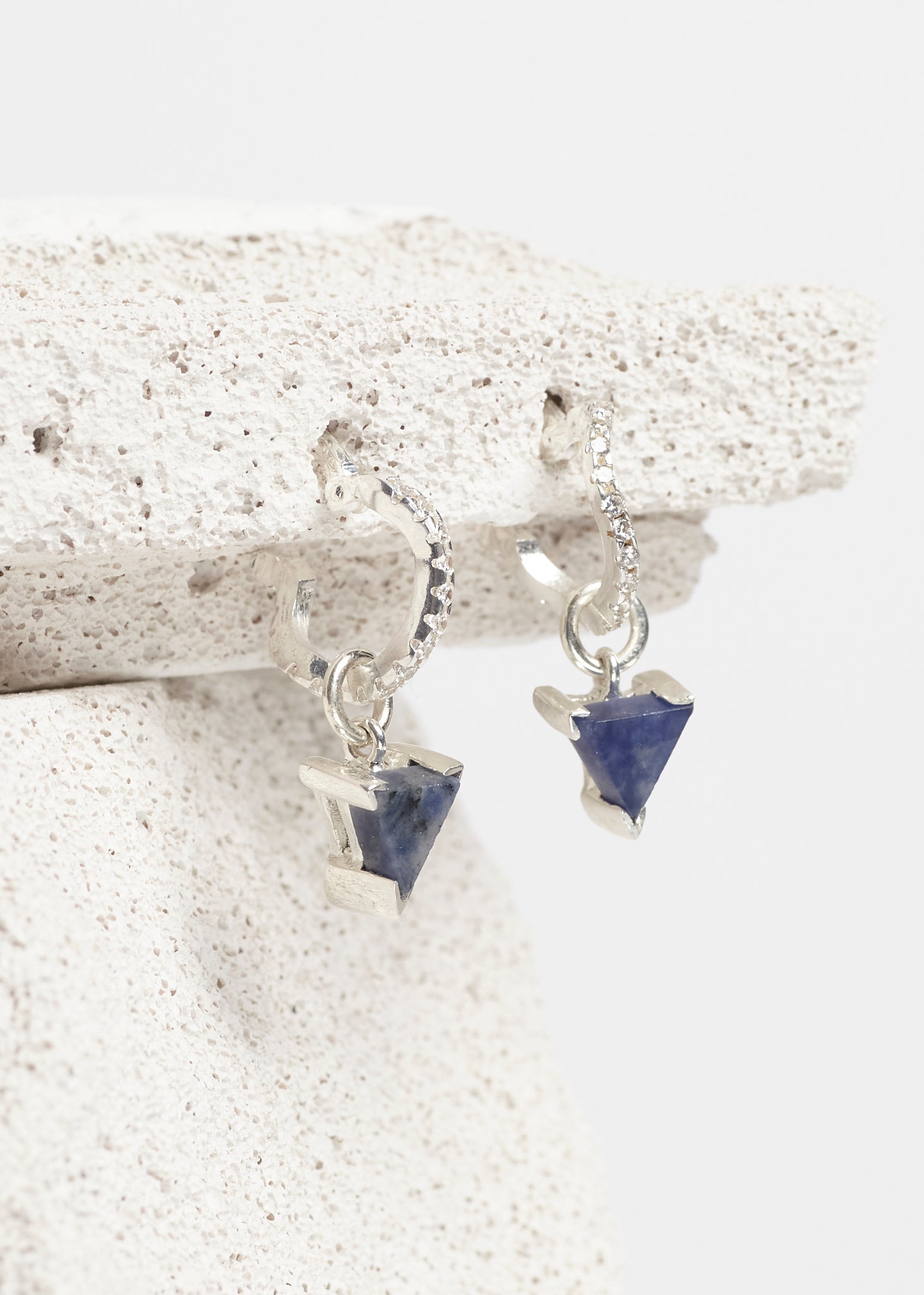 Charmed Elemental Earring Mini | Sodalite (color change photo) Cornelia Webb Earring