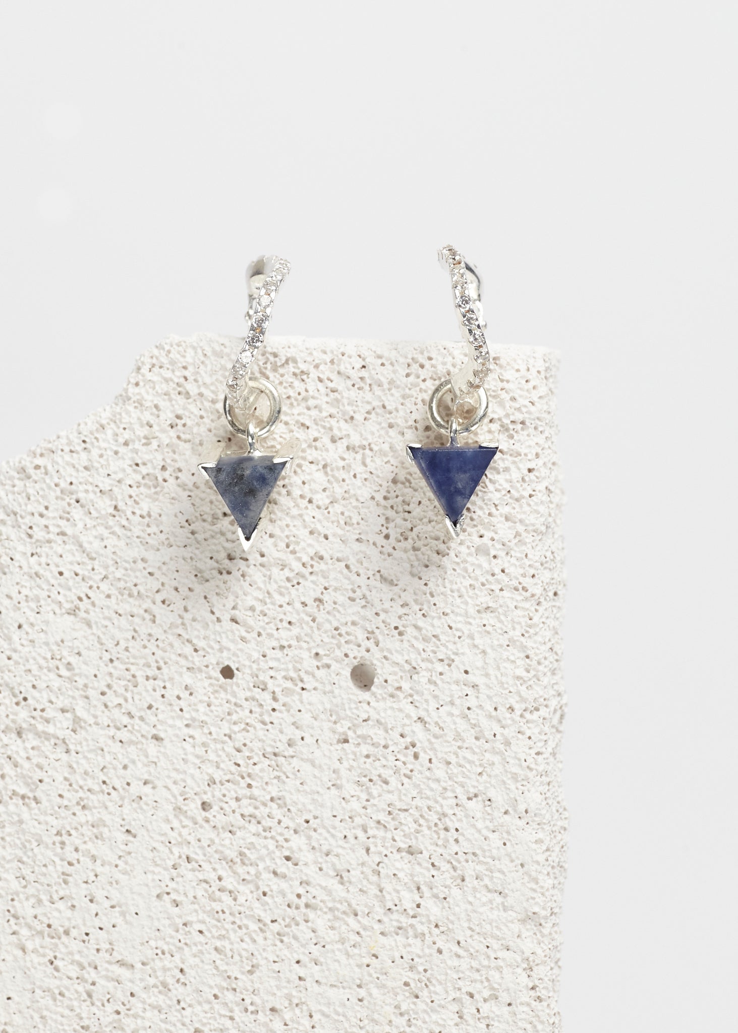 Charmed Elemental Earring Mini | Sodalite (color change photo) Cornelia Webb Earring
