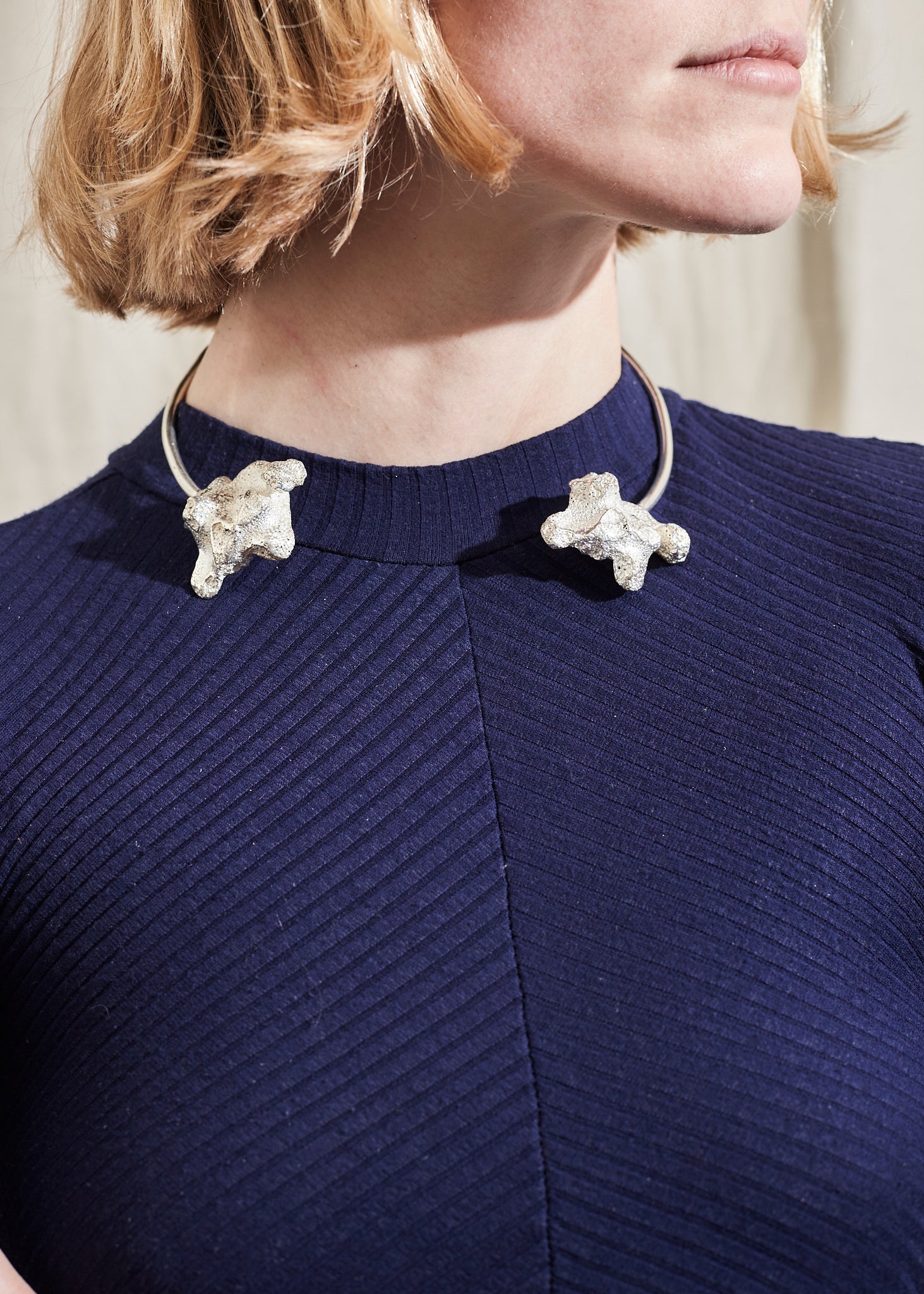 Coral Open Choker Sample Necklace