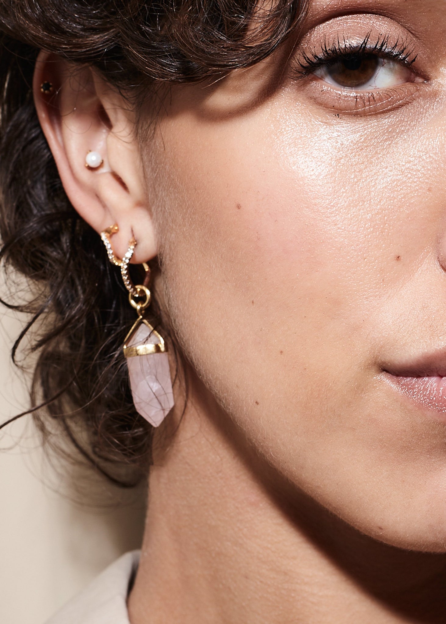 Crystalised Drop Earring L Cornelia Webb Earrings