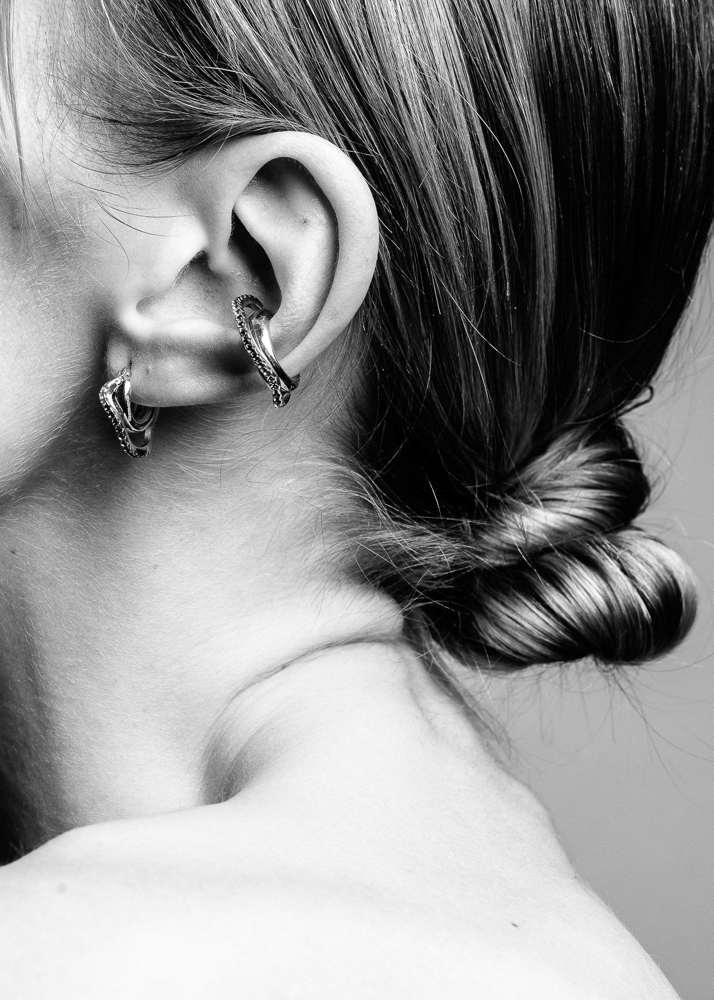 Distorted Double Hoop Earring S Cornelia Webb Earrings