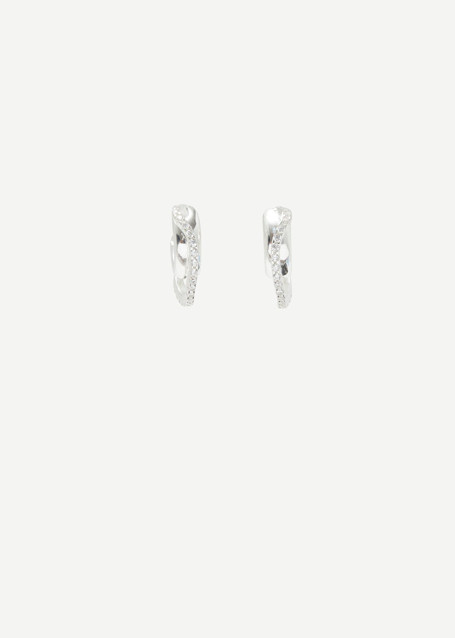 Distorted Double Hoop Earring Mini - Earrings - Cornelia Webb - 2