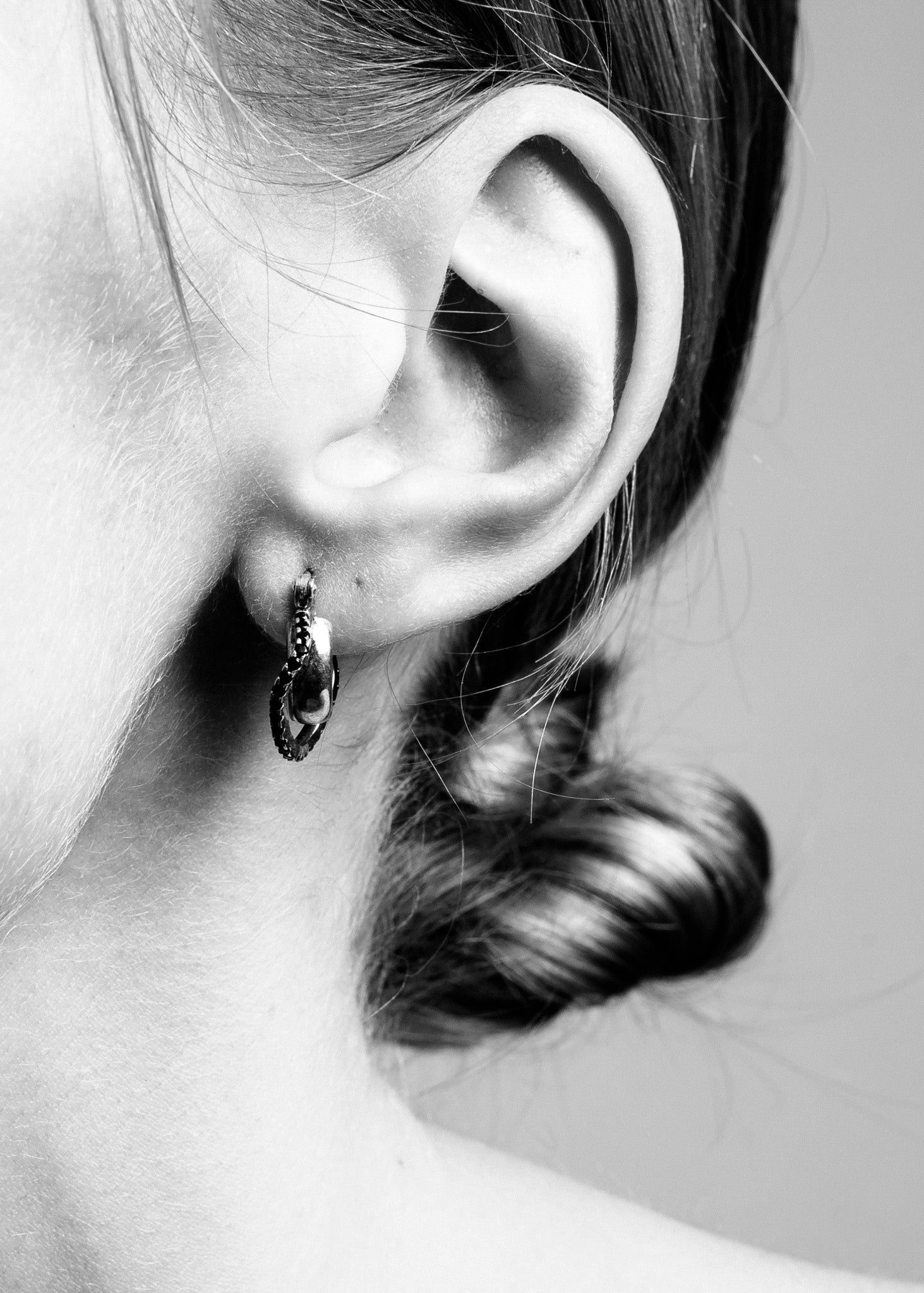 Distorted Double Hoop Mixed | Green - Sample - 3