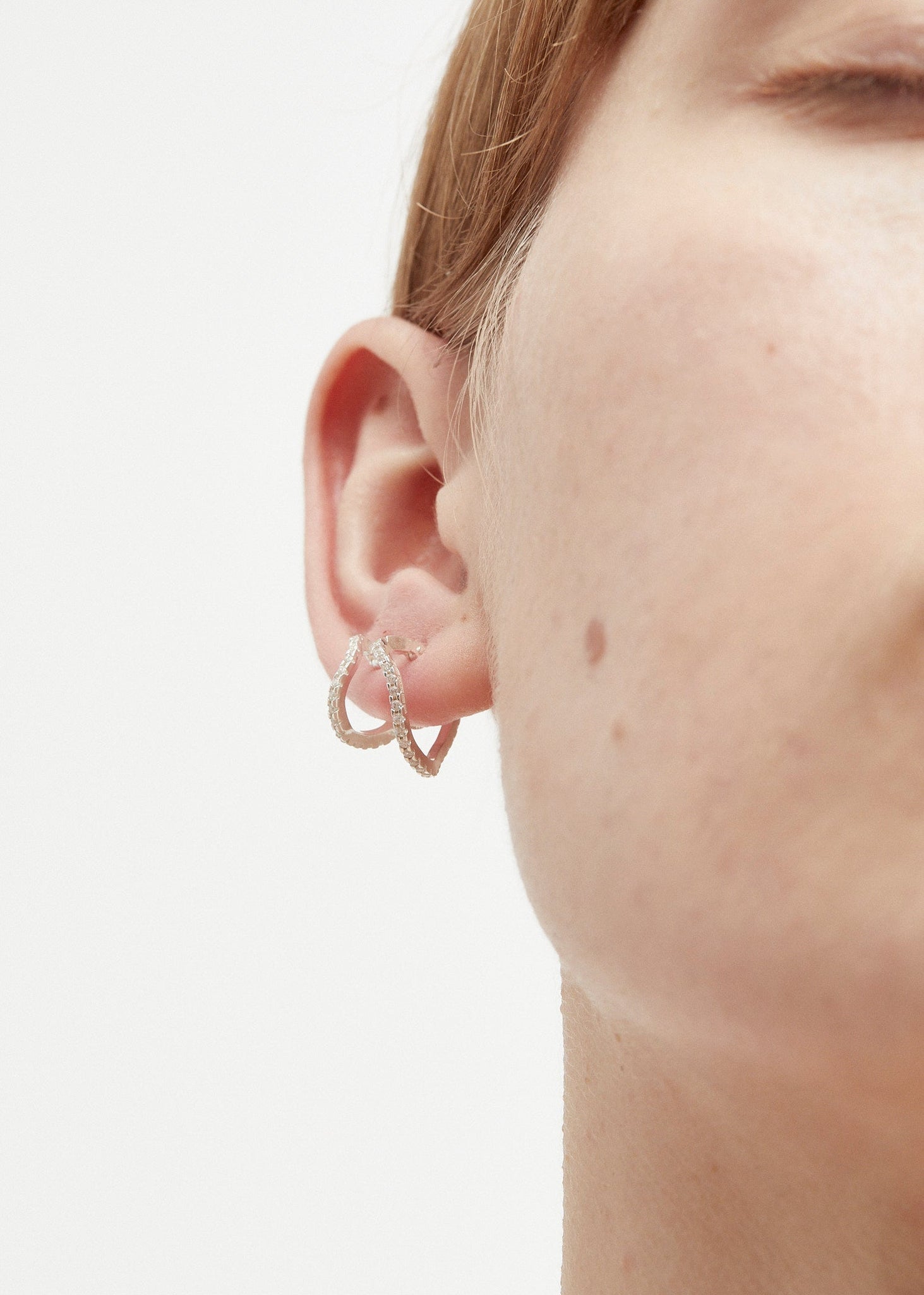 Distorted Hoop Earring Midi - Cornelia Webb - 5