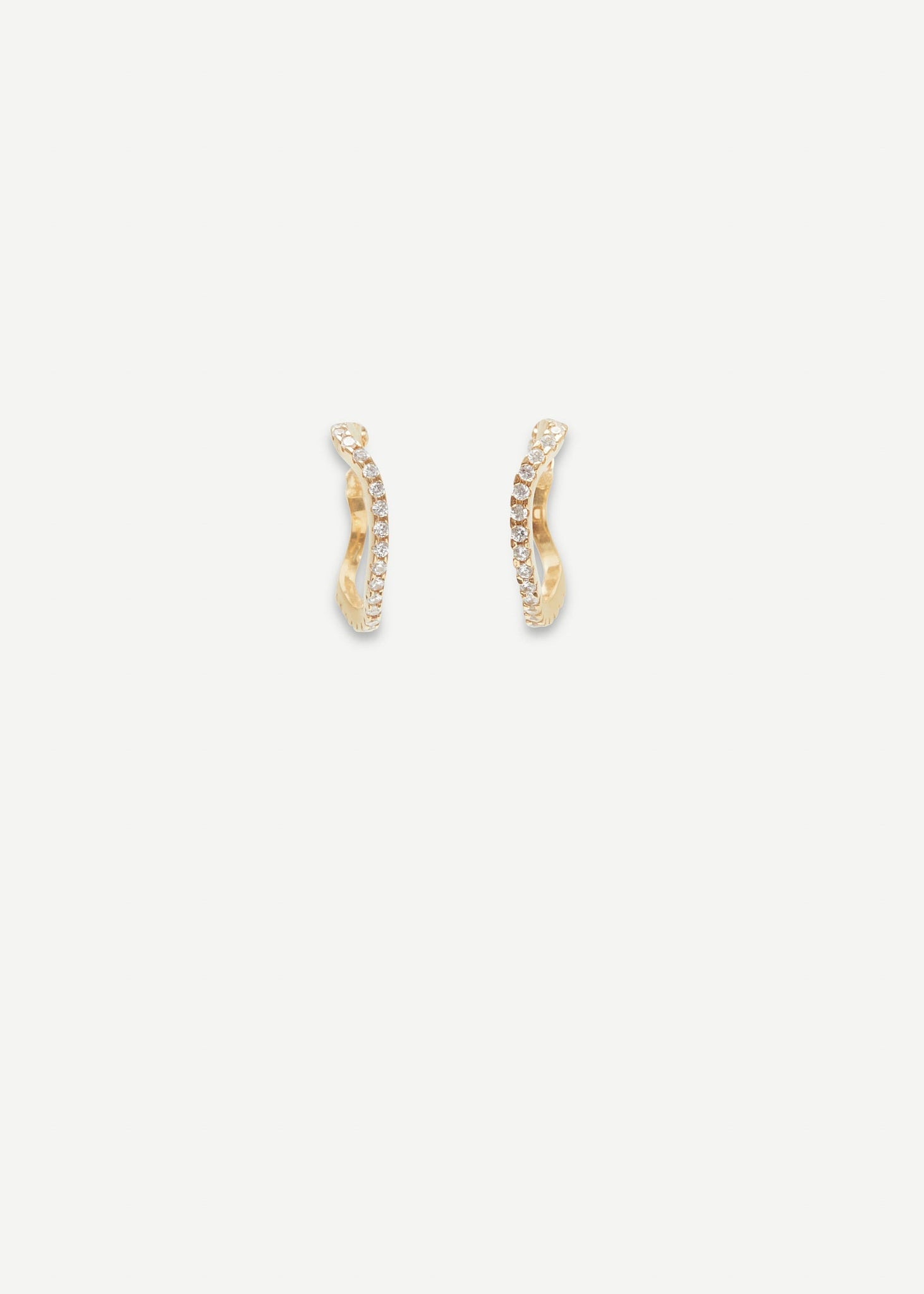 Distorted Hoop Earring Midi - Earrings - Cornelia Webb - 1