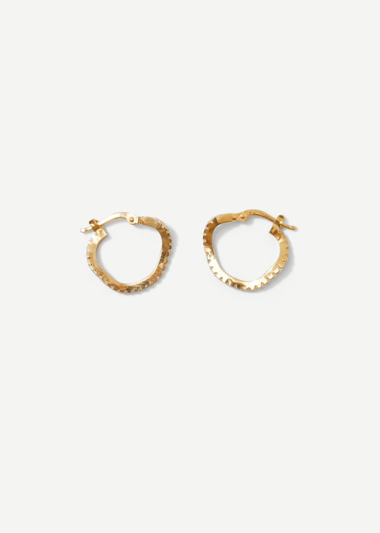 Distorted Hoop Earring Midi - Earrings - Cornelia Webb - 2