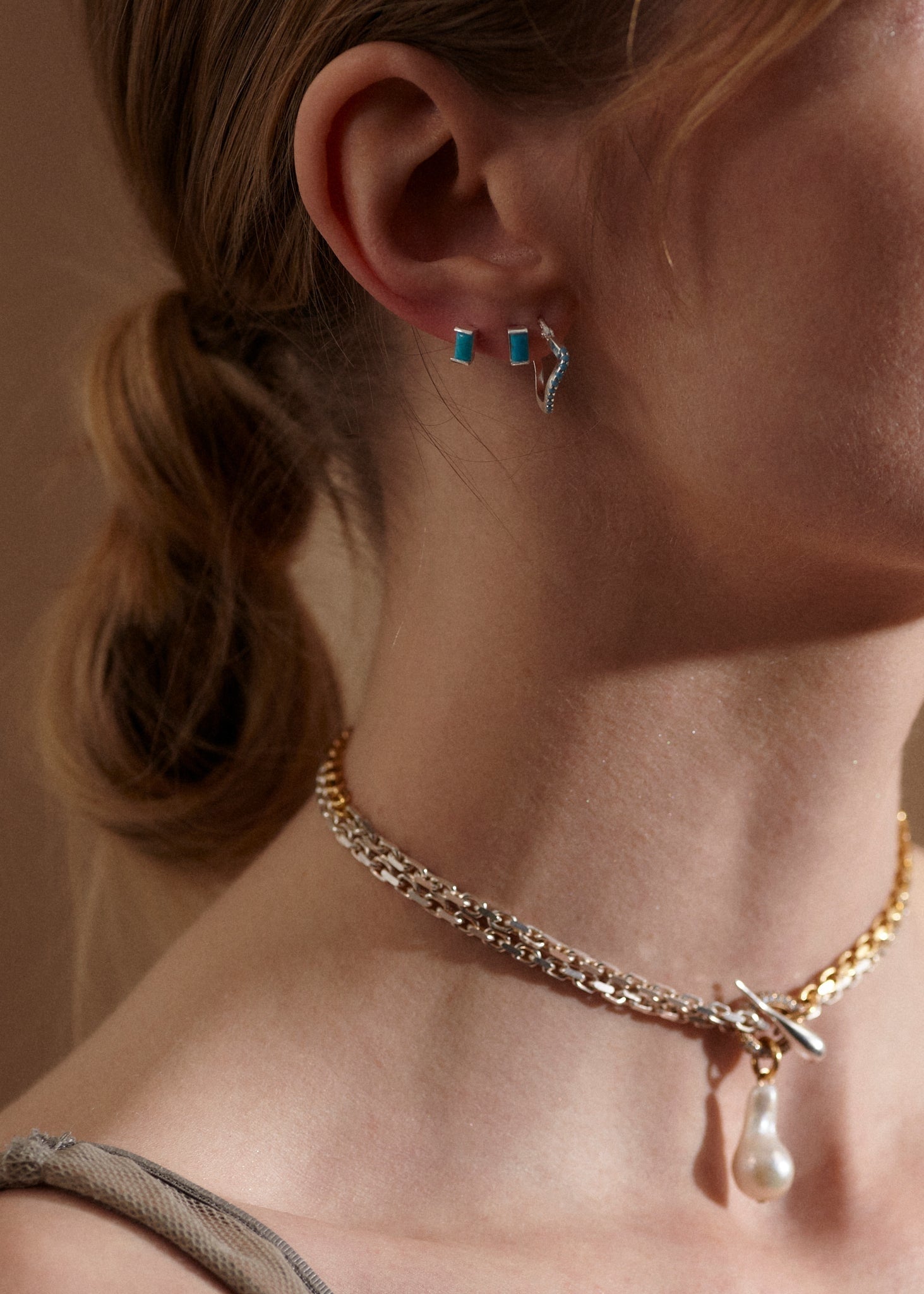 DISTORTED HOOP EARRING S Cornelia Webb Earring