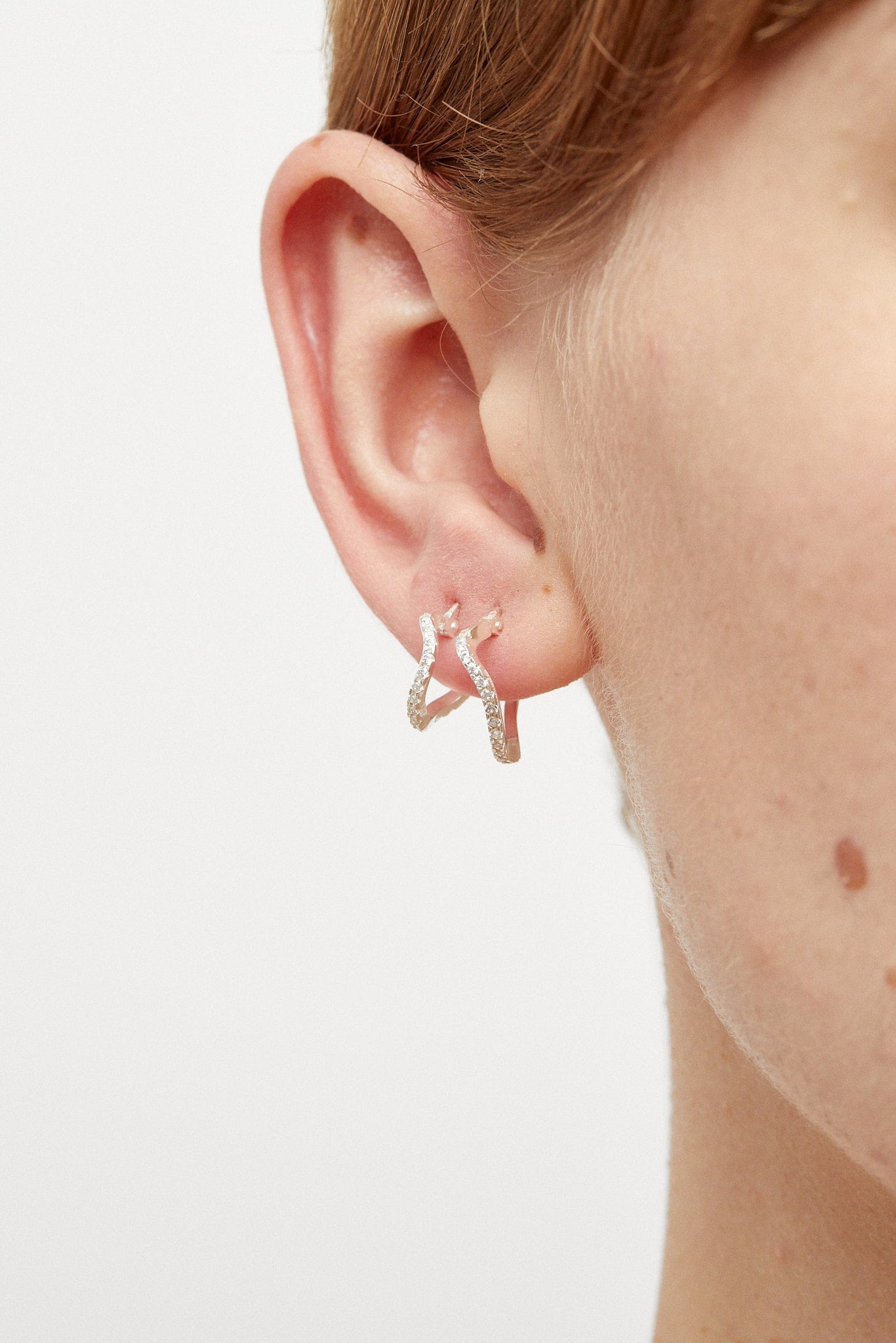 Distorted Hoop Earring Mini - Cornelia Webb - 3