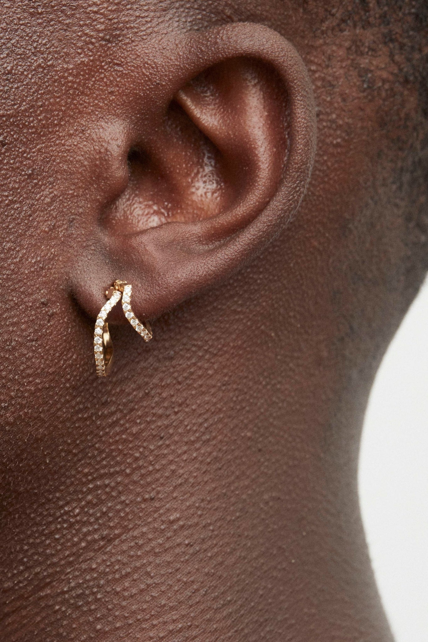 Distorted Hoop Earring Mini - Earrings - Cornelia Webb - 4