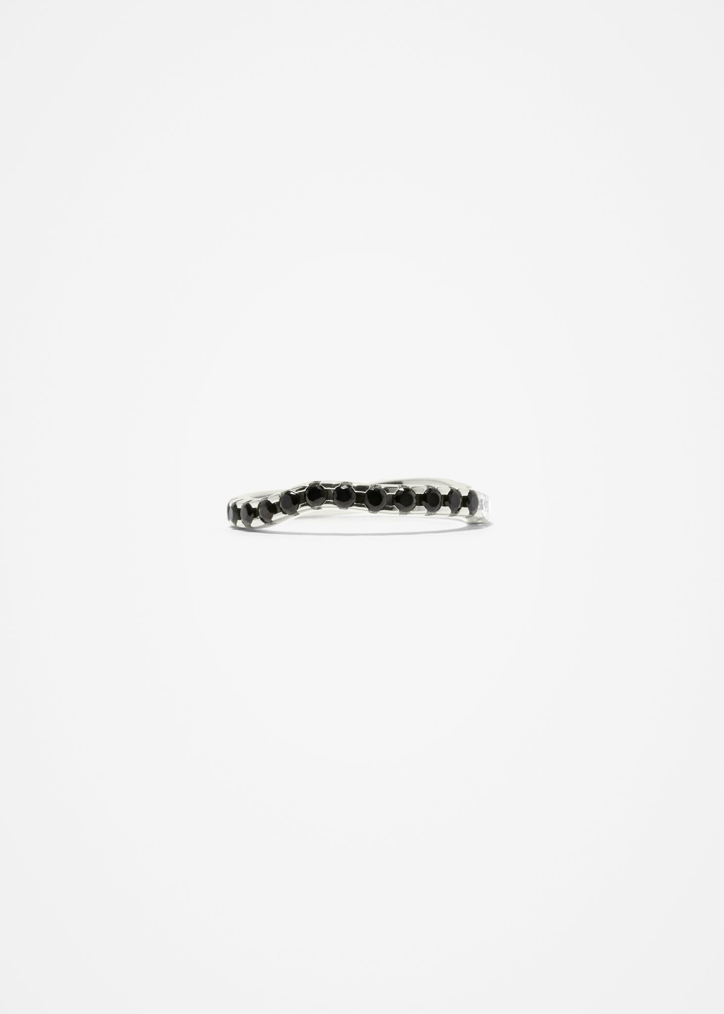 Distorted Organic Ring Midi | Black and White - Cornelia Webb - 3