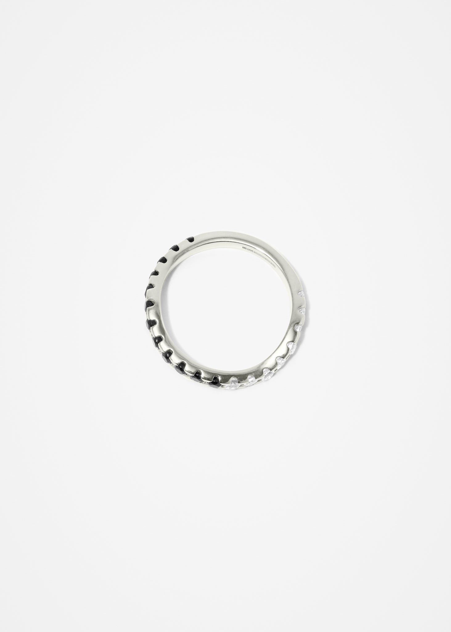 Distorted Organic Ring Midi | Black and White - Cornelia Webb - 4