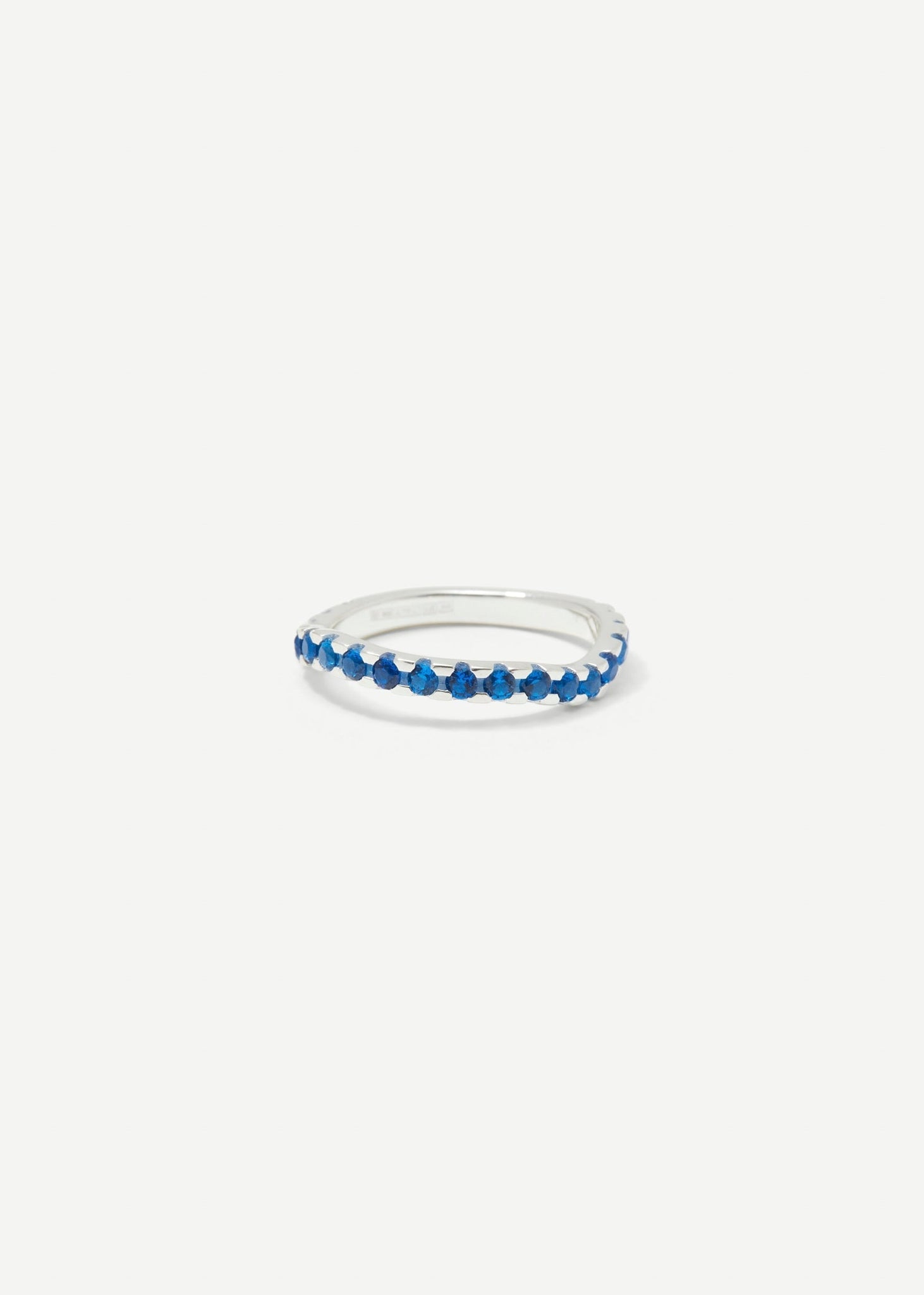 Distorted Single Ring Midi | Sapphire - Rings - Cornelia Webb - 1