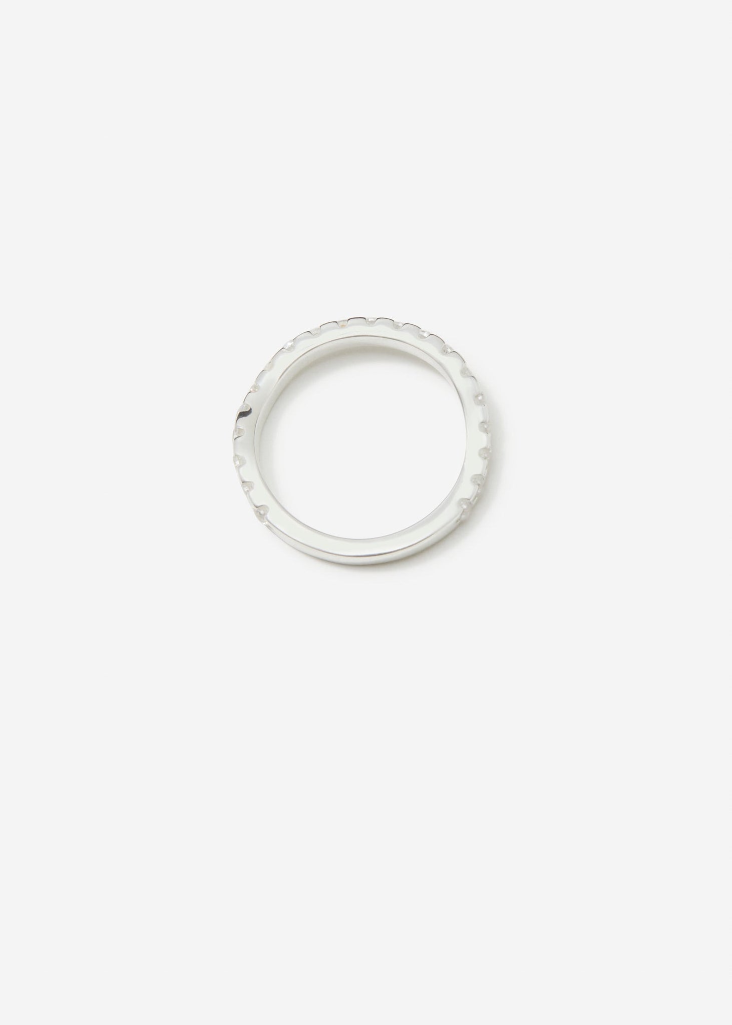 Distorted Single Ring Midi | White - Rings - Cornelia Webb - 3