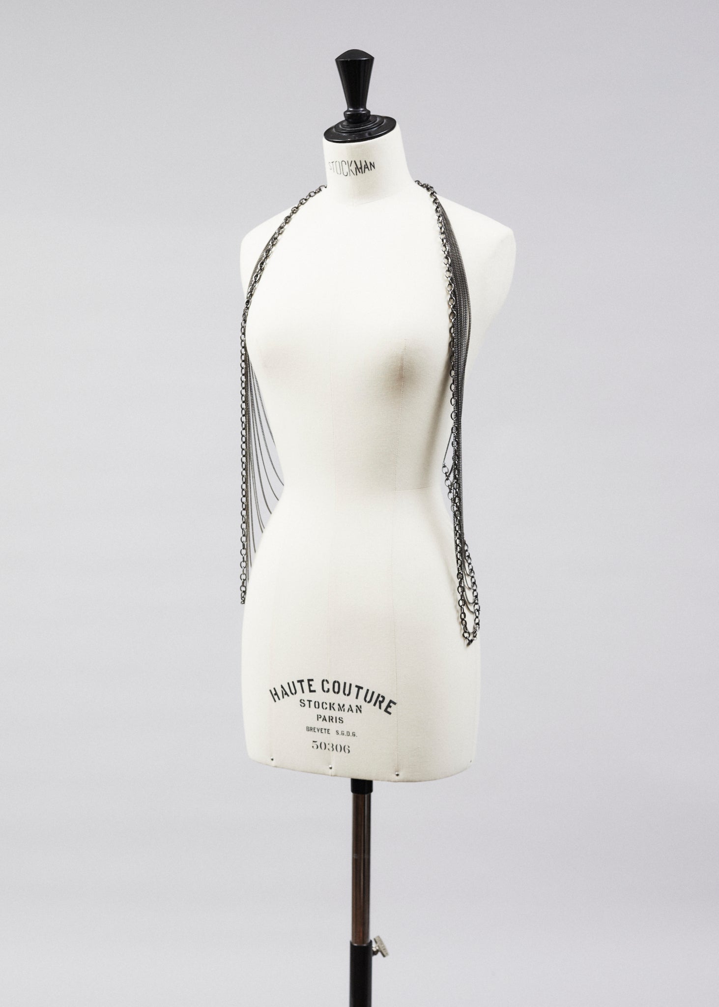 black dress embellished neck Tempest Black Halter-Neck Mini Dress With Hand-Embellished Panel – Club L  London main image 0