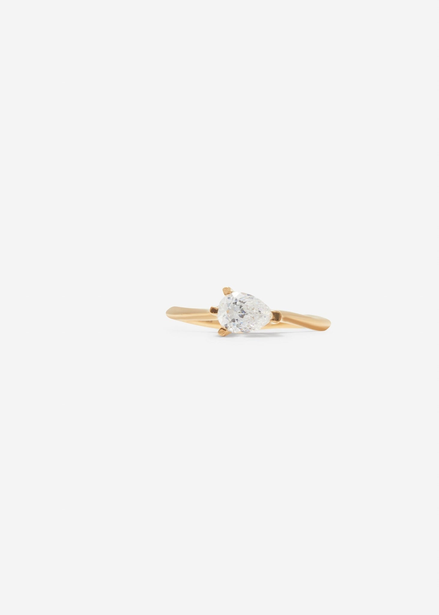 Drop Solitaire Ring Maxi 0.7 - 0.9 Ct - Customised - 1