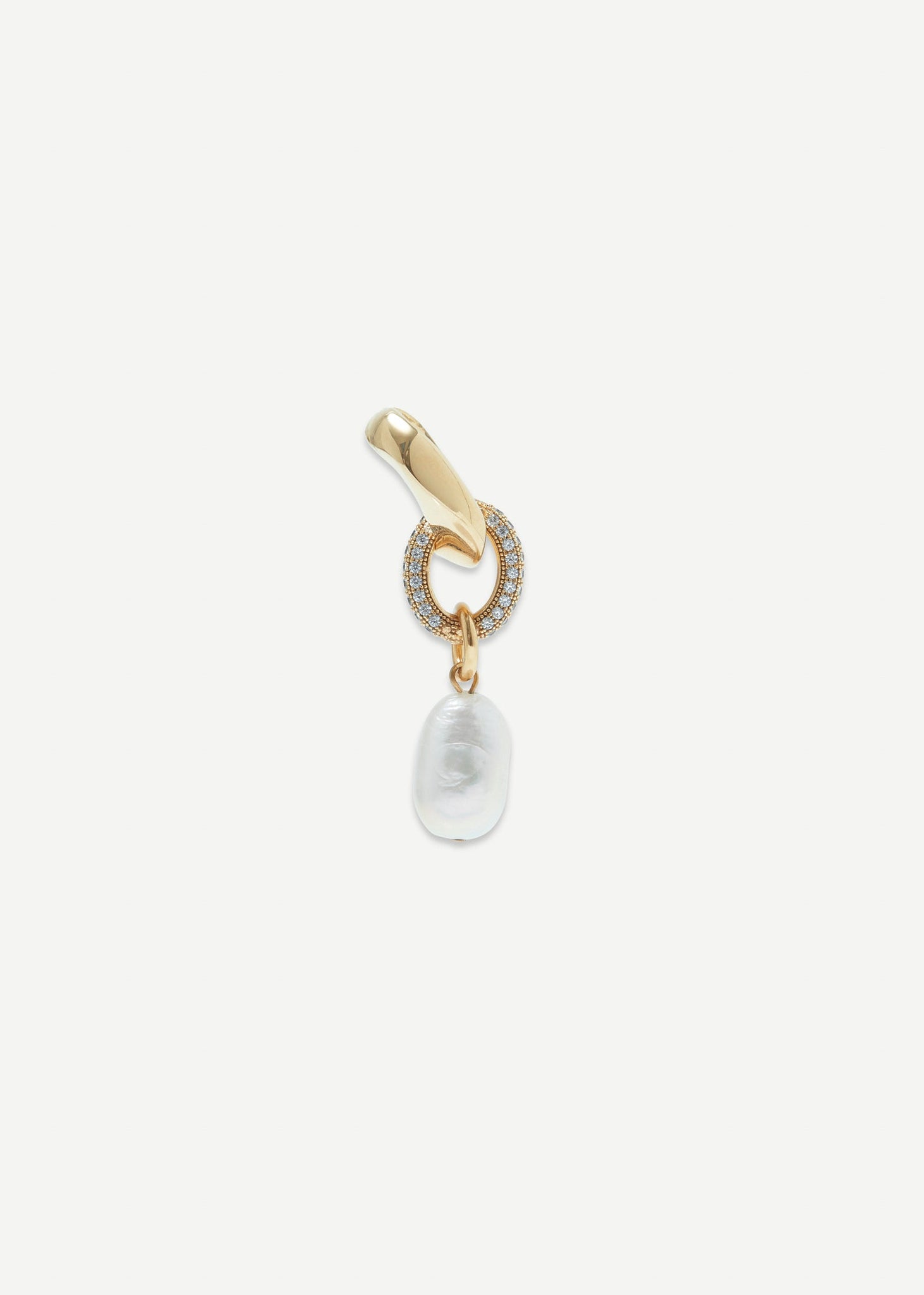 Folded Ear Cuff Maxi | Pearl - Earrings - Cornelia Webb - 1