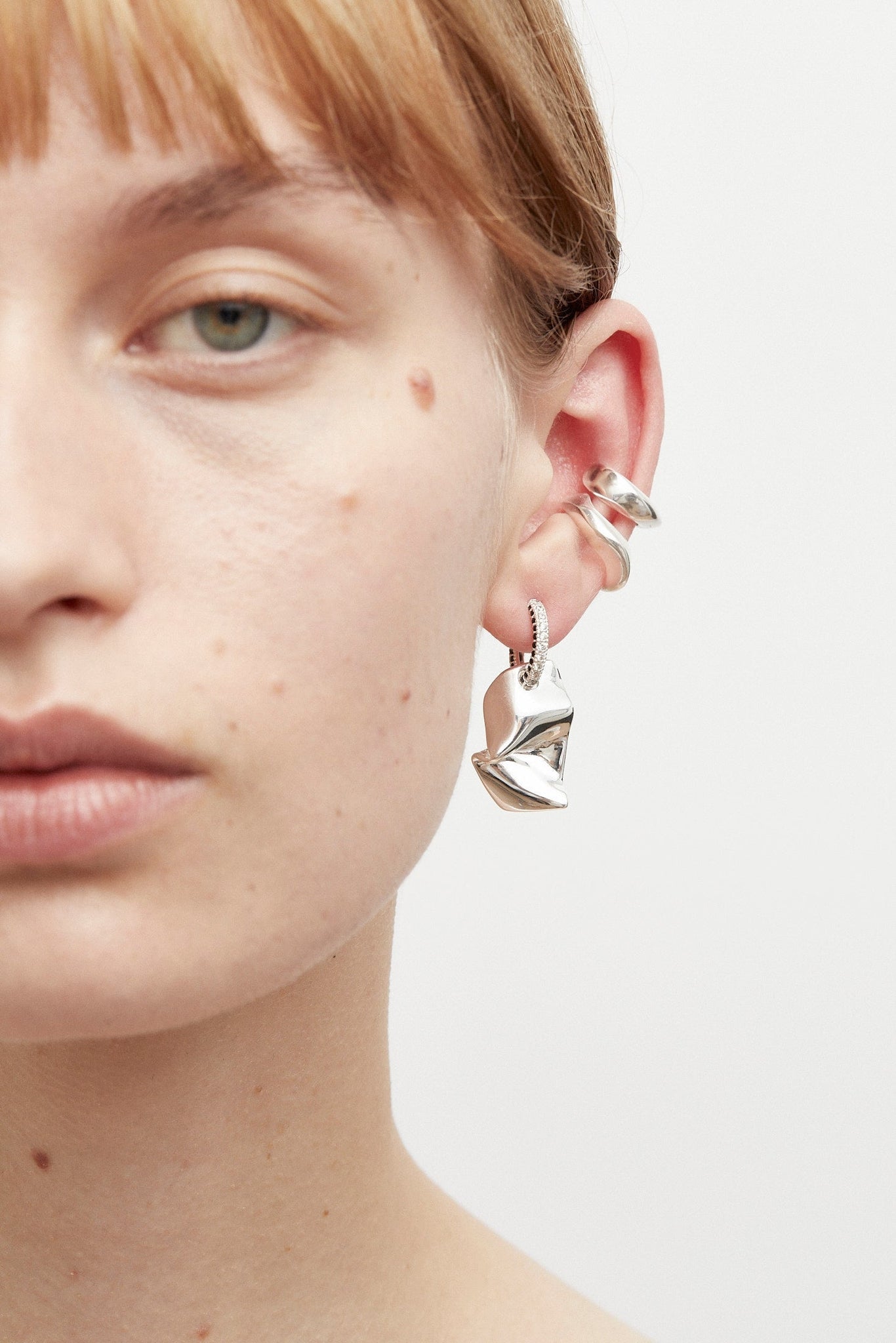 Folded Ear Cuff Midi - Earrings - Cornelia Webb - 3