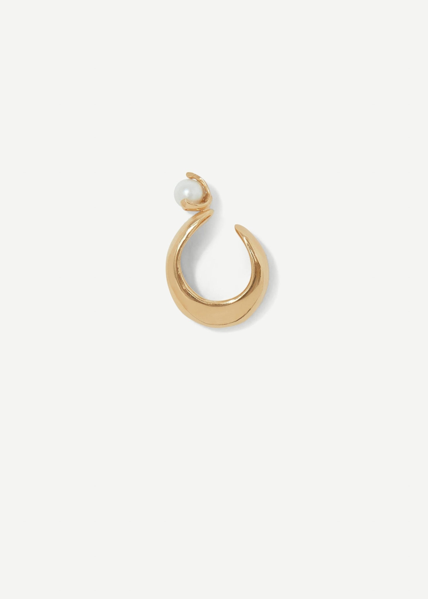 Folded Ear Cuff Mini Pearl - Earrings - Cornelia Webb - 5