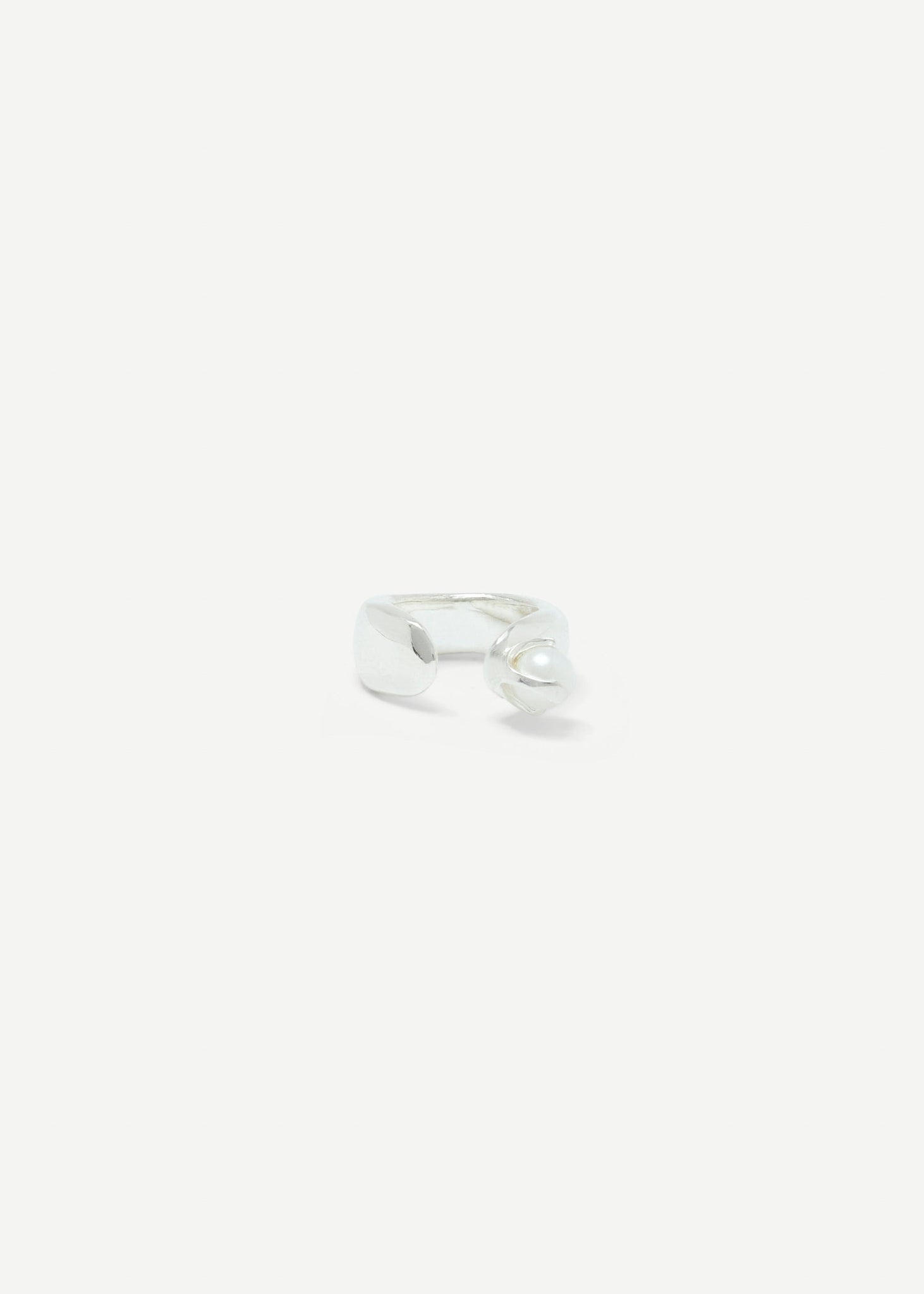 Folded Ear Cuff Mini Pearl - Earrings - Cornelia Webb - 1