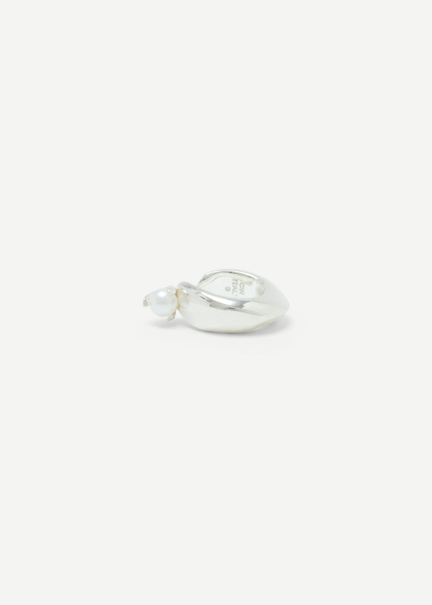 Folded Ear Cuff Mini Pearl - Earrings - Cornelia Webb - 2