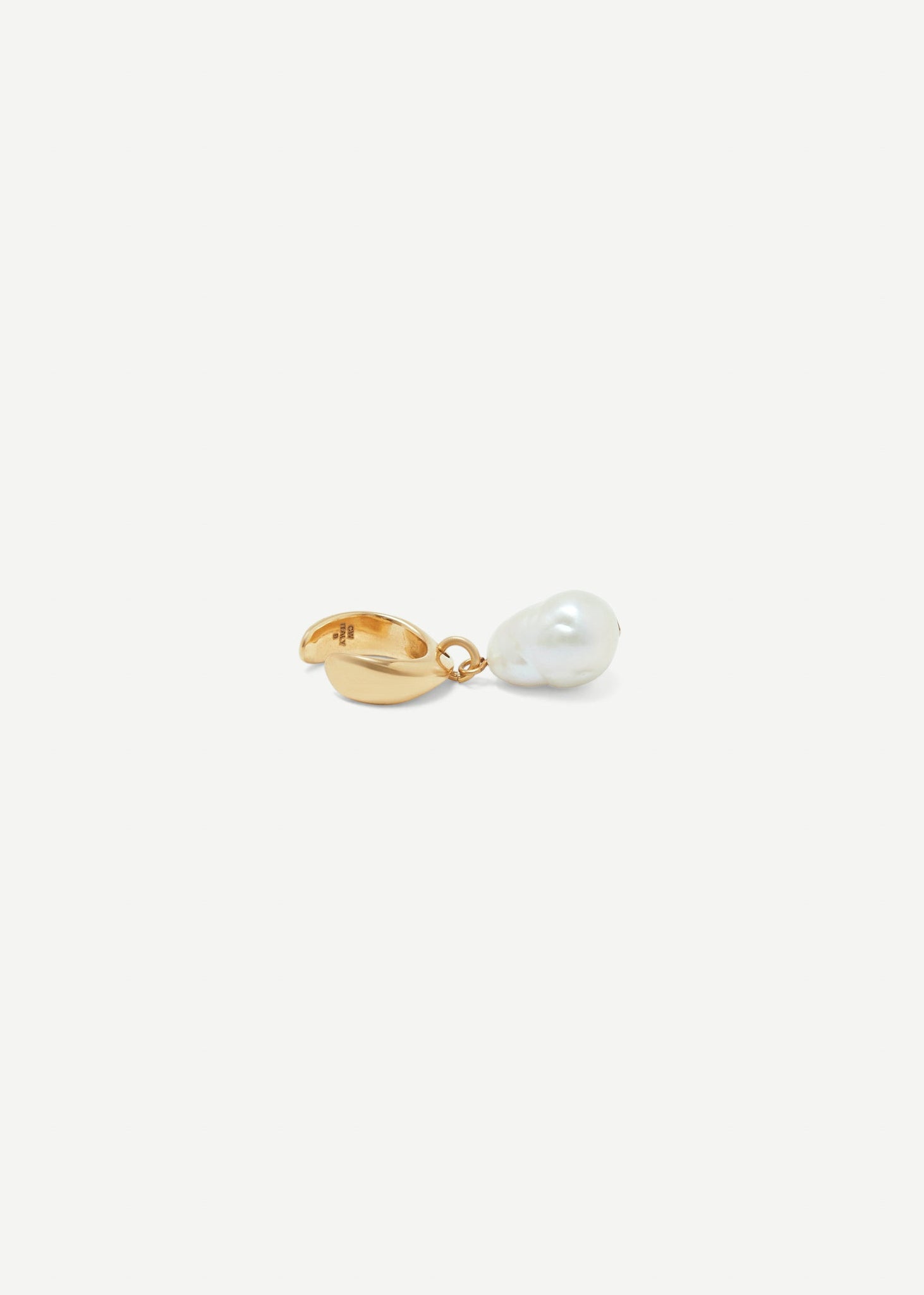 Waved Ear Cuff Mini | Pearl Drop - Cornelia Webb - 3