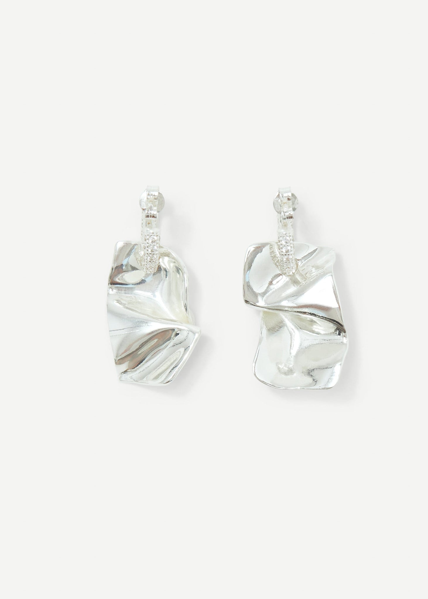 Folded Hoop Earring Midi - Earrings - Cornelia Webb - 2