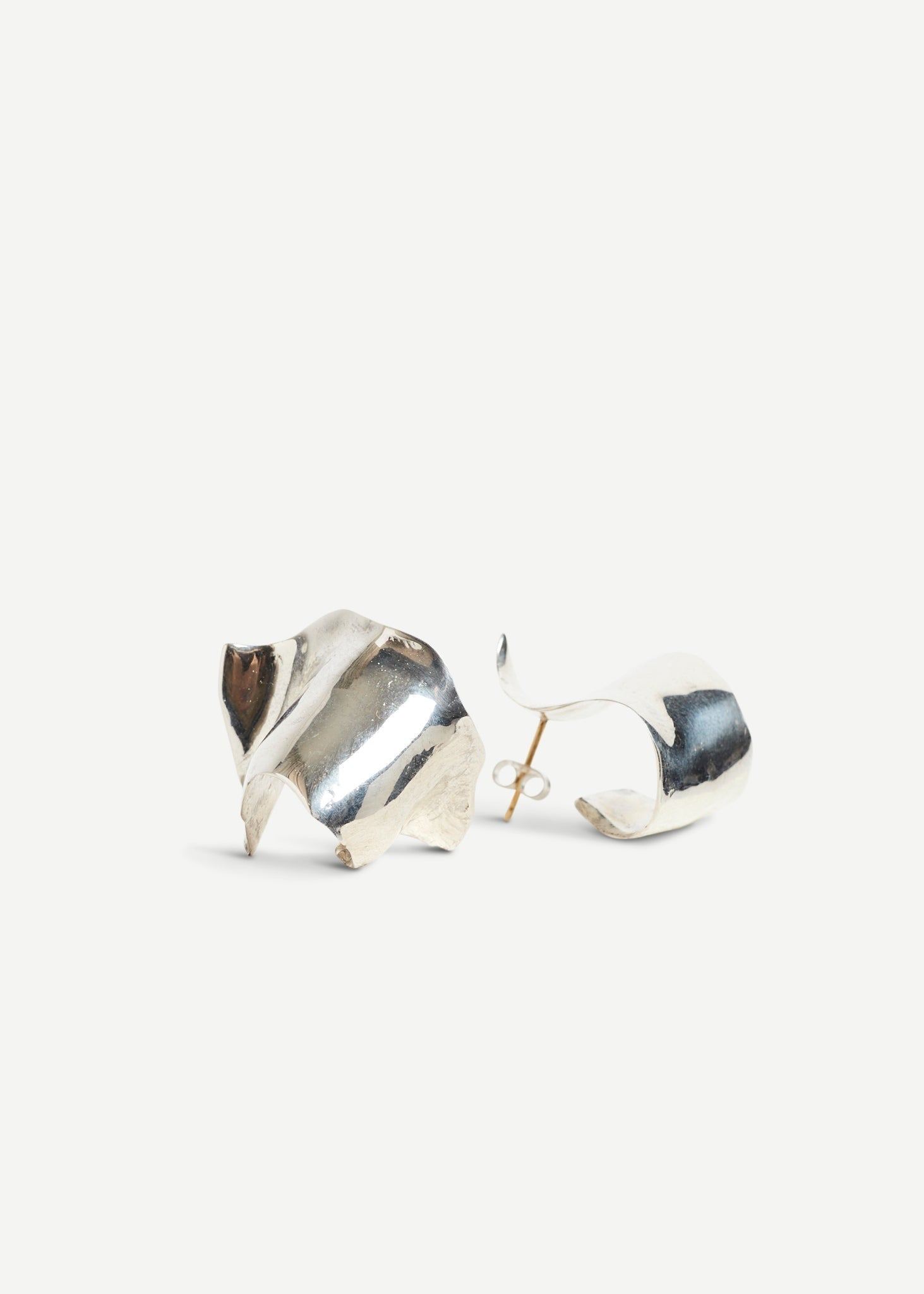 Folded Hoop Midi - Earrings - Cornelia Webb - 3