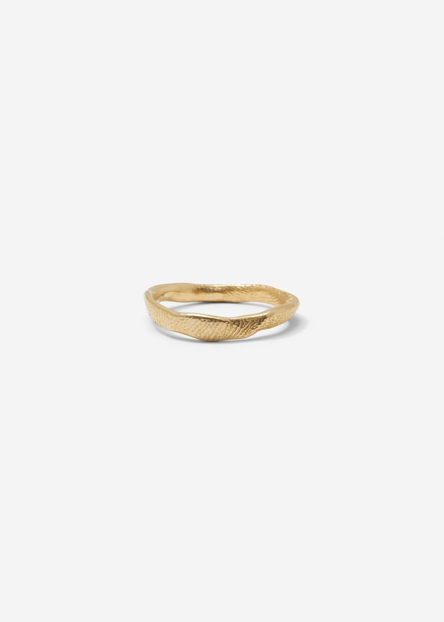 Organic Band Finger Imprinted - Rings - Customised - 1