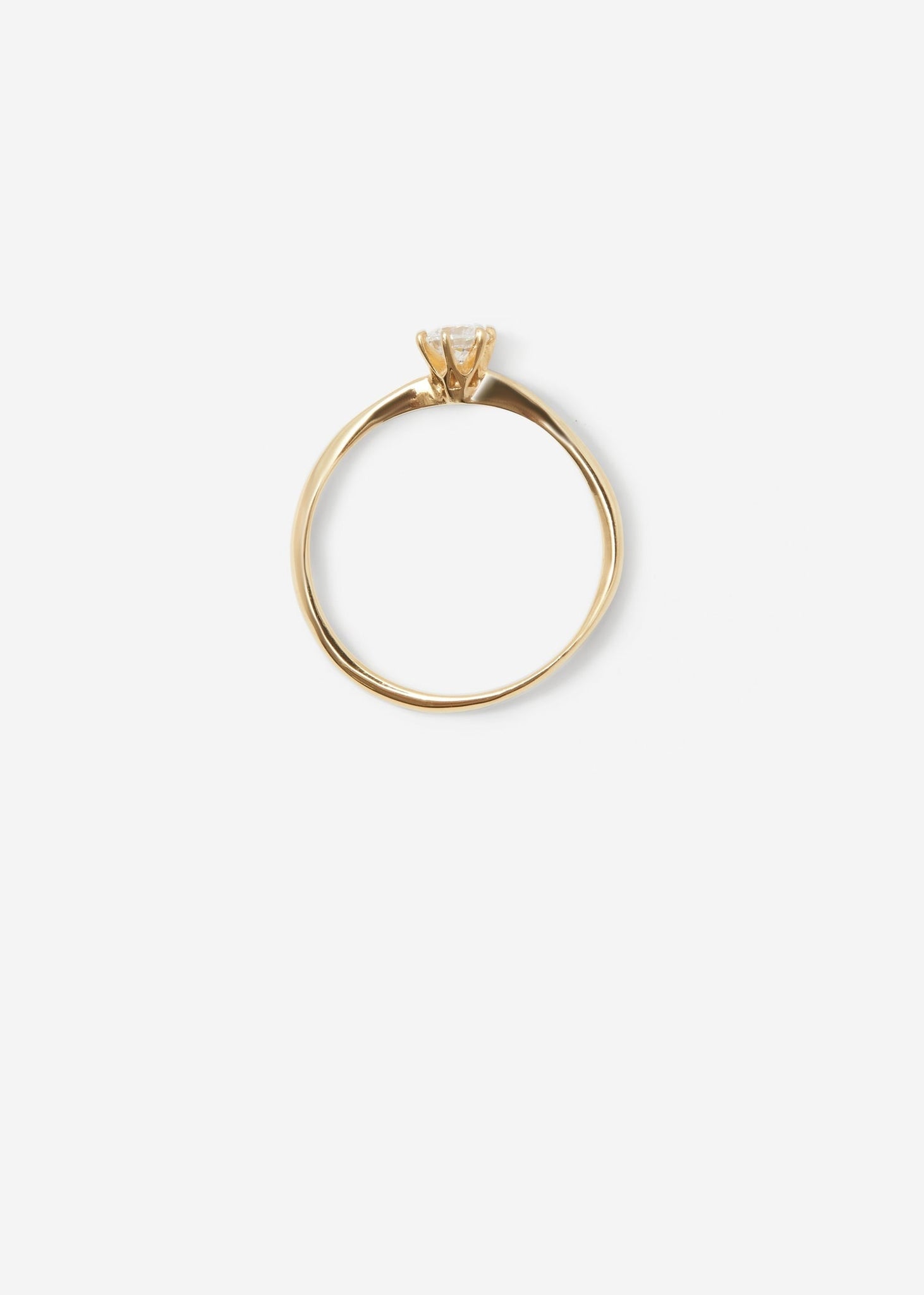 Brilliant Cut Solitaire Ring 0.25 ct - Customised - 5