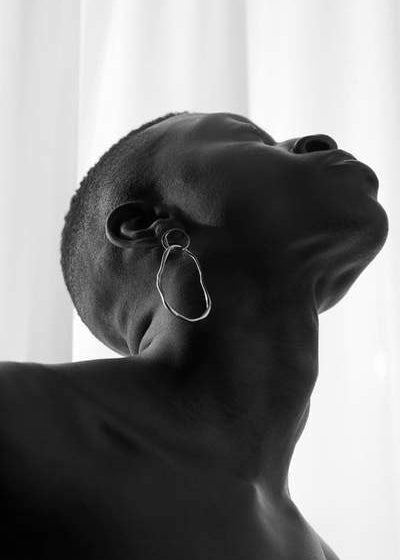 Molded Drop Earring L Cornelia Webb Earring Core Earrings Icons molded Silver Plated Brass