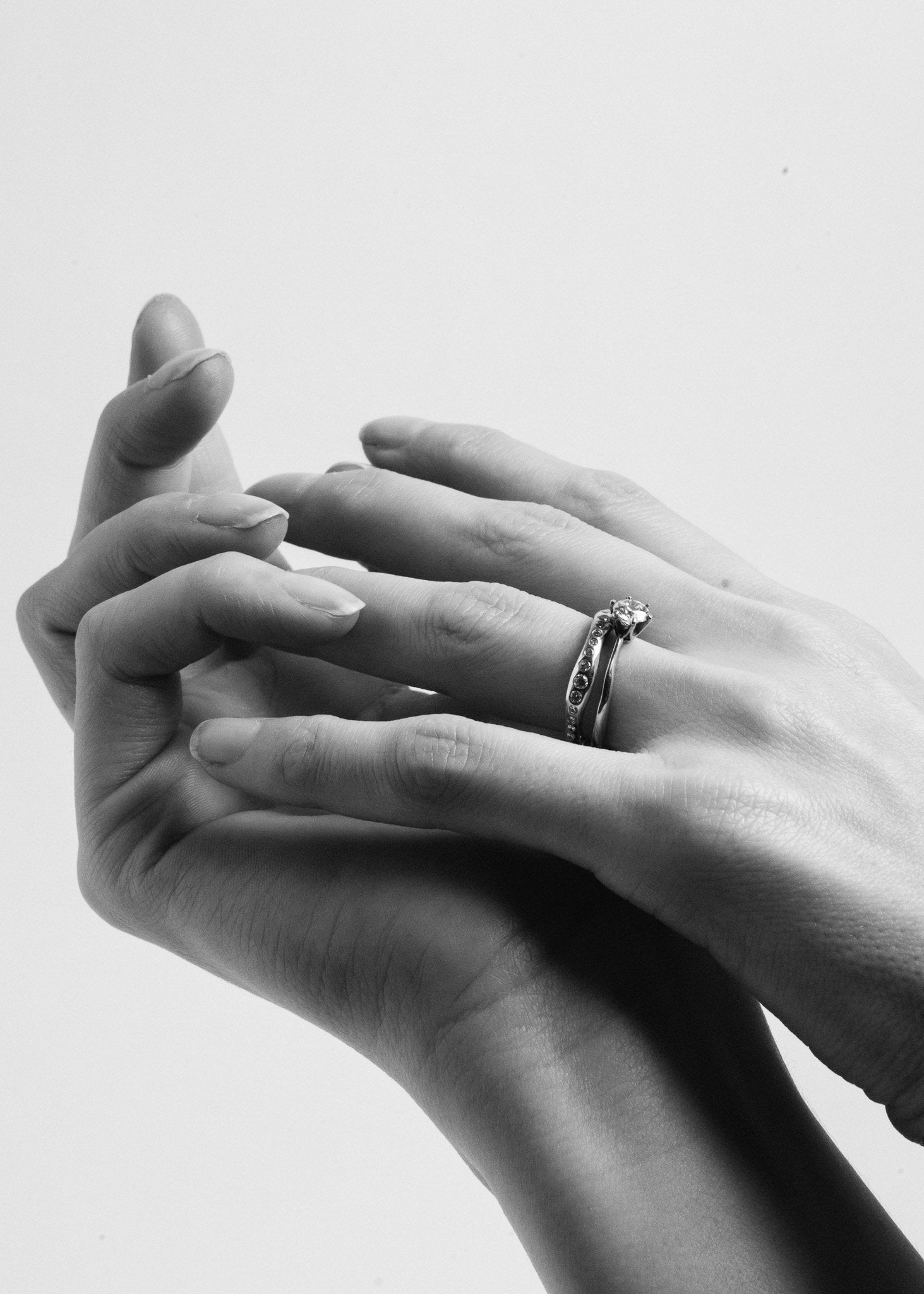 Molded Full Eternity Band - White Gold Cornelia Webb Ring